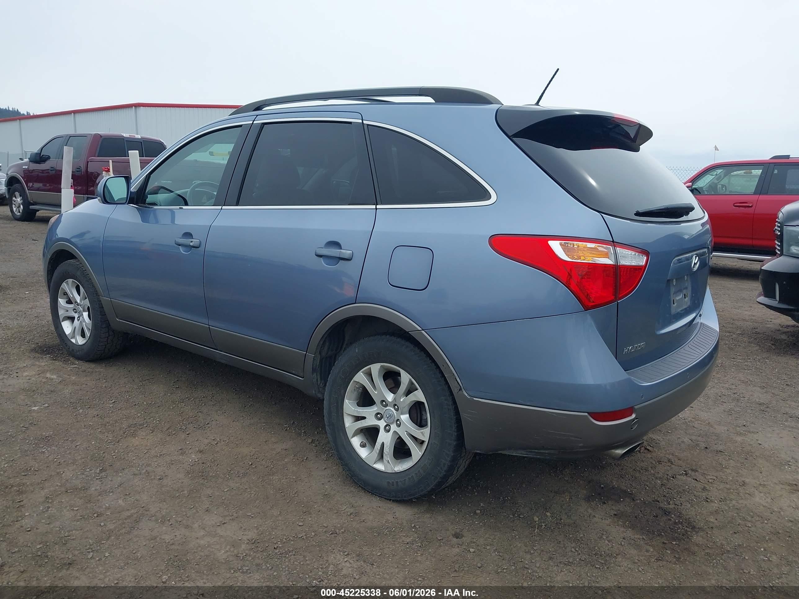 2011 Hyundai Veracruz Gls Light Blue vin: KM8NUDCC9BU155953