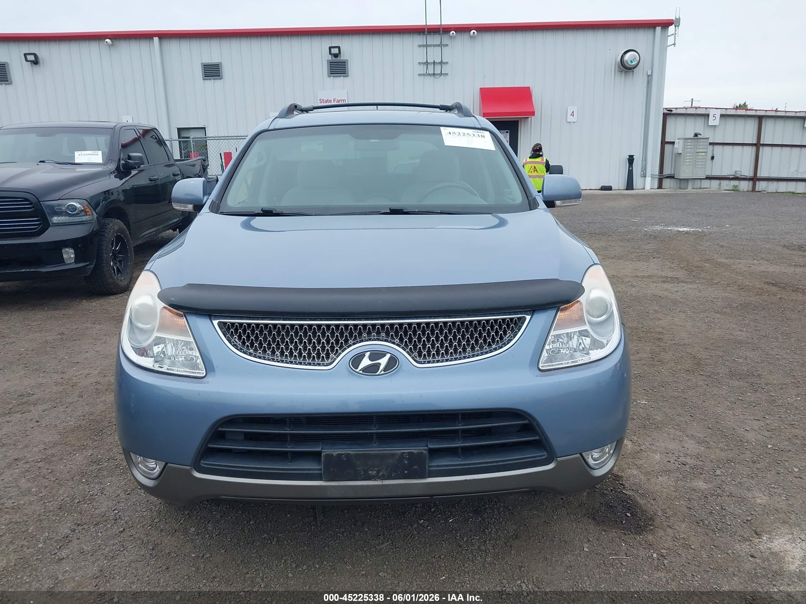 2011 Hyundai Veracruz Gls Light Blue vin: KM8NUDCC9BU155953