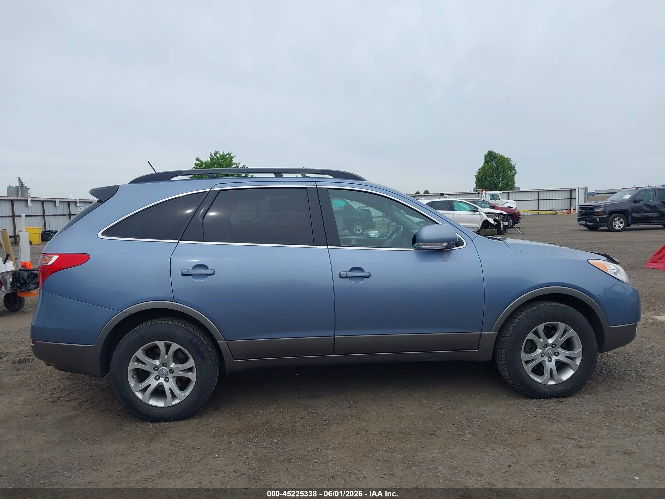 2011 Hyundai Veracruz Gls Light Blue vin: KM8NUDCC9BU155953
