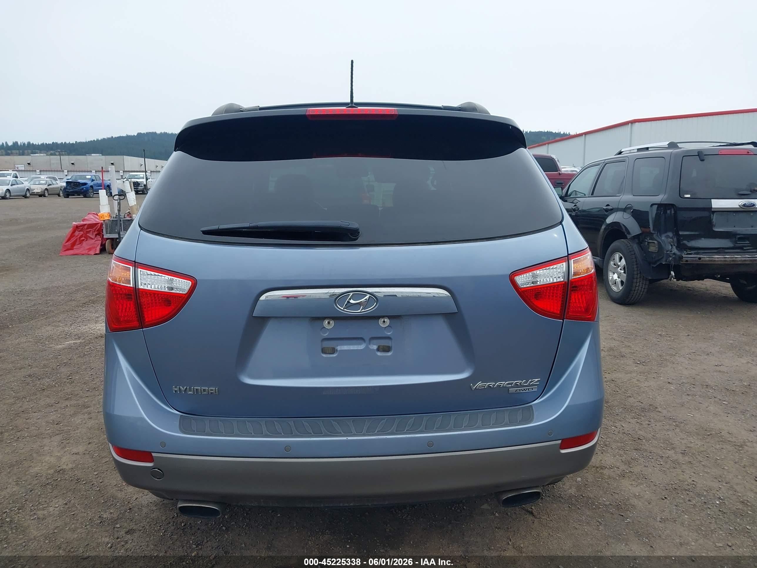 2011 Hyundai Veracruz Gls Light Blue vin: KM8NUDCC9BU155953