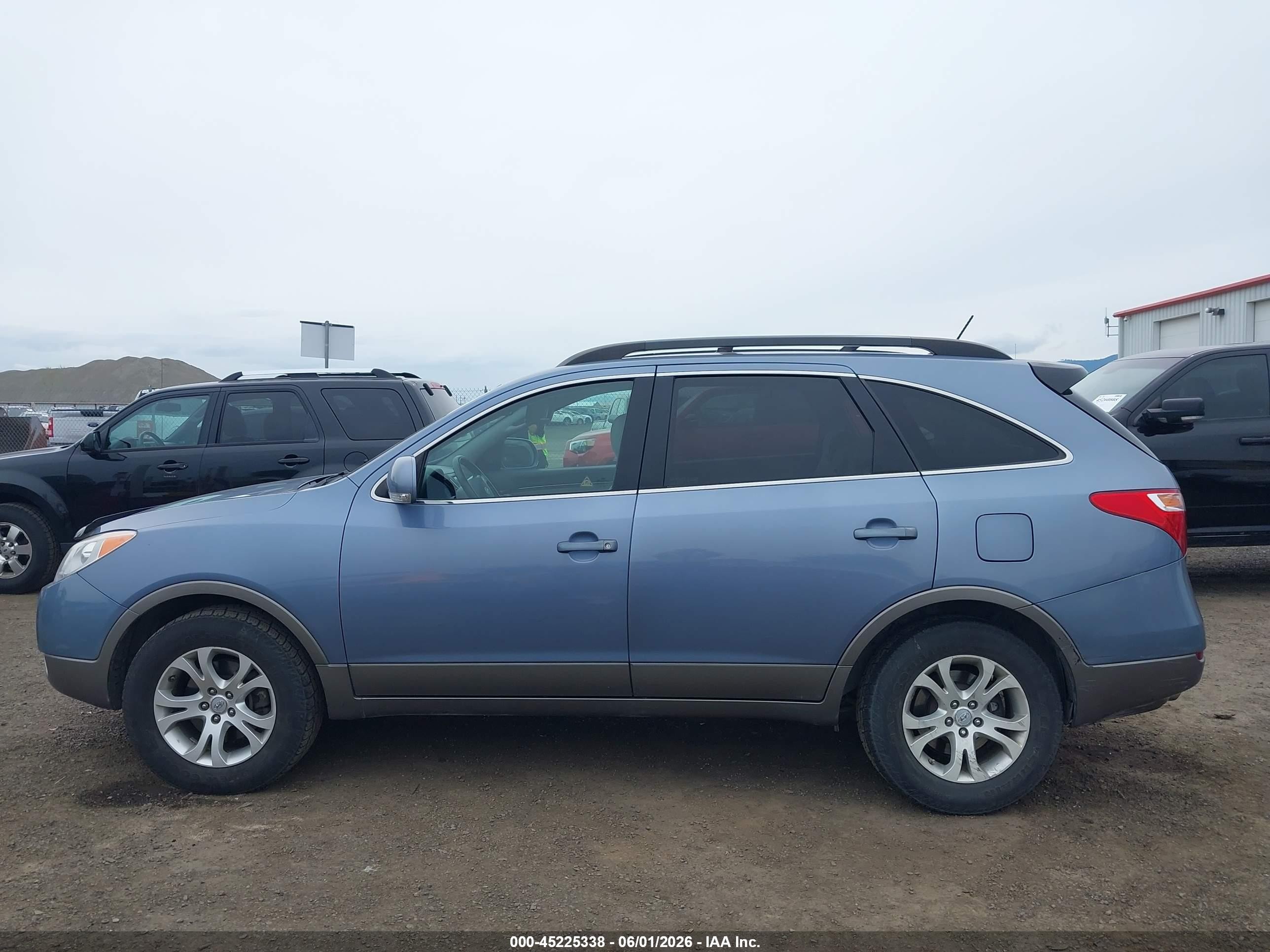 2011 Hyundai Veracruz Gls Light Blue vin: KM8NUDCC9BU155953