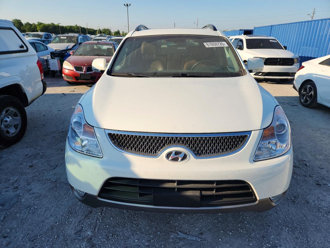 2011 Hyundai Veracruz Limited White vin: KM8NUDCC9BU176897