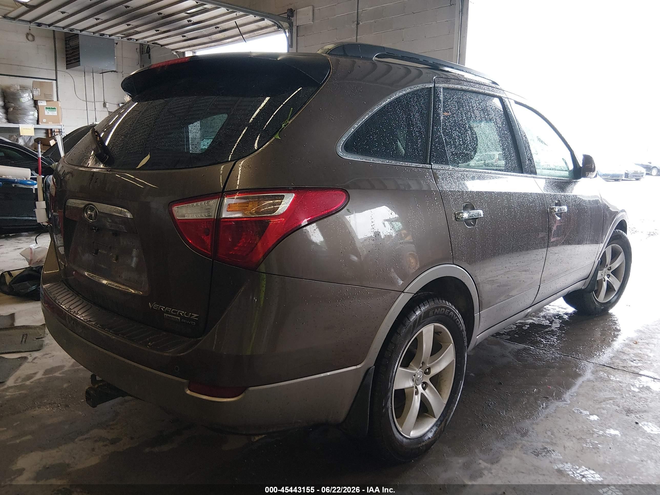 2010 Hyundai Veracruz Limited Brown vin: KM8NUDCCXAU138710