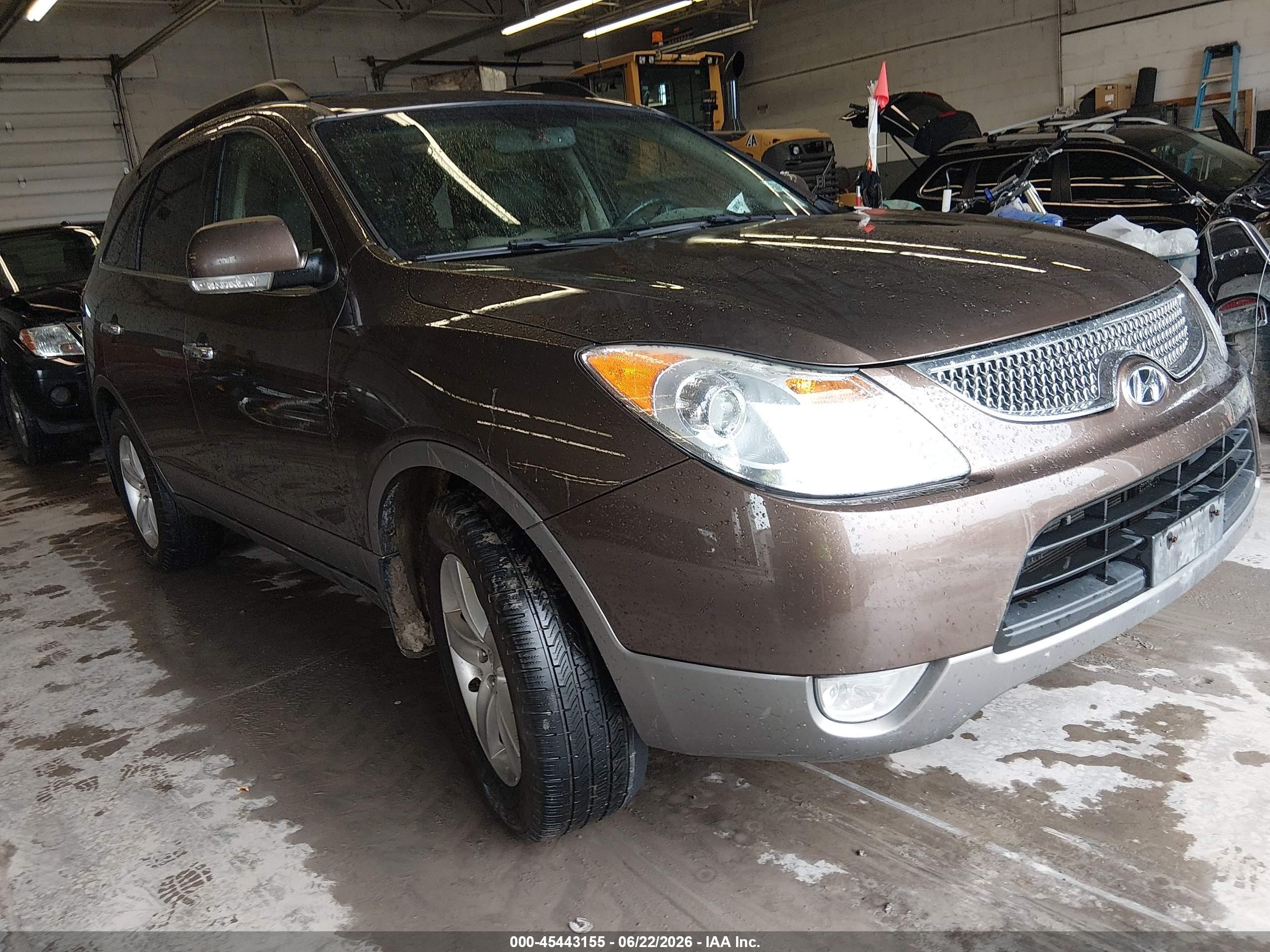 2010 Hyundai Veracruz Limited Brown vin: KM8NUDCCXAU138710