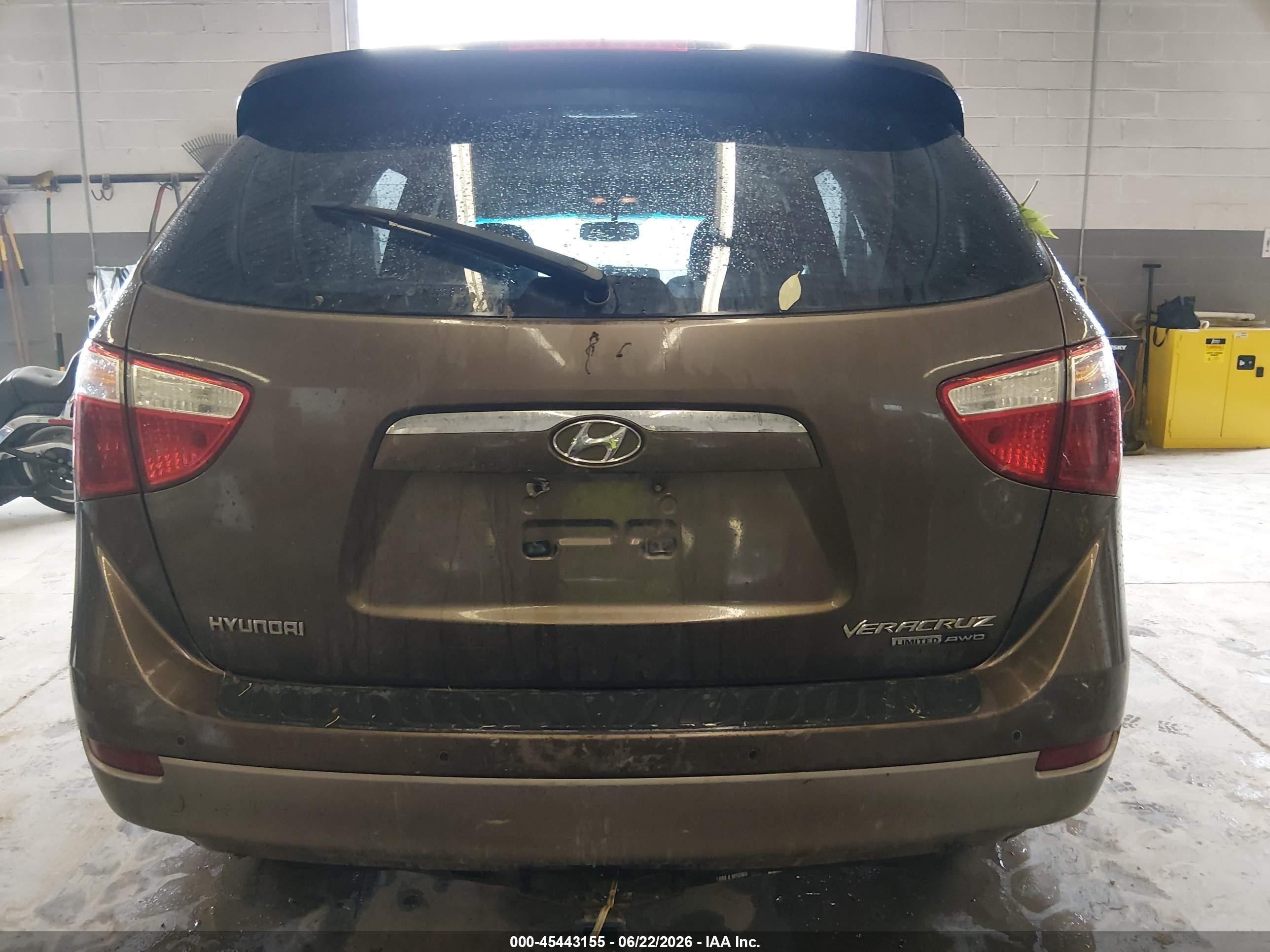 2010 Hyundai Veracruz Limited Brown vin: KM8NUDCCXAU138710