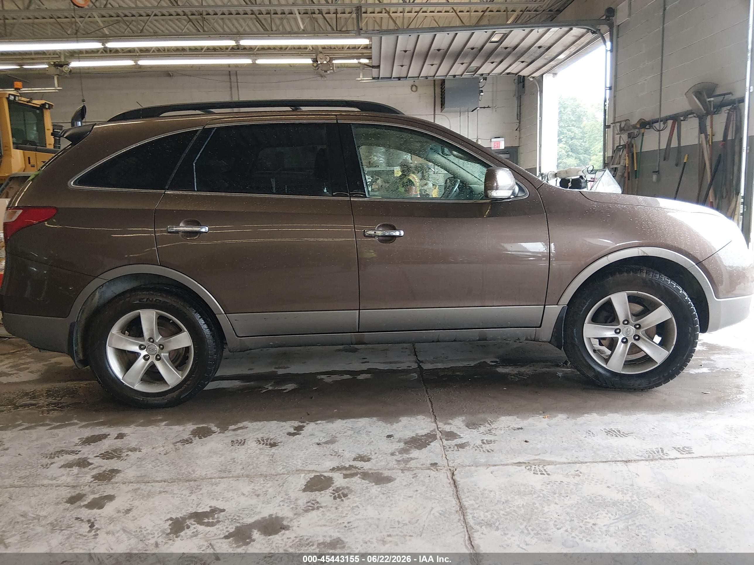 2010 Hyundai Veracruz Limited Brown vin: KM8NUDCCXAU138710