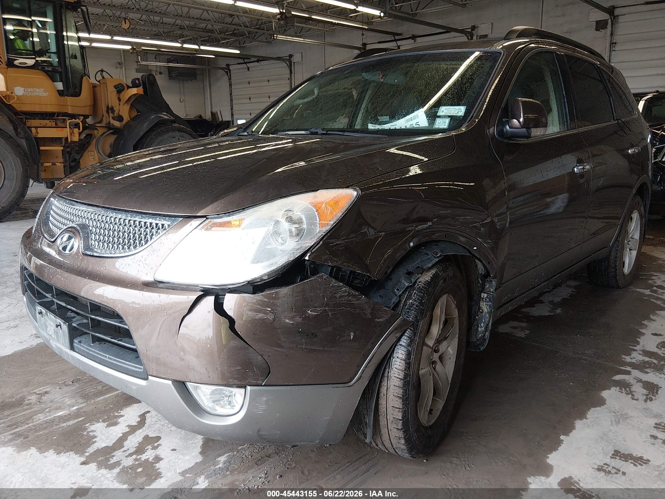 2010 Hyundai Veracruz Limited Brown vin: KM8NUDCCXAU138710