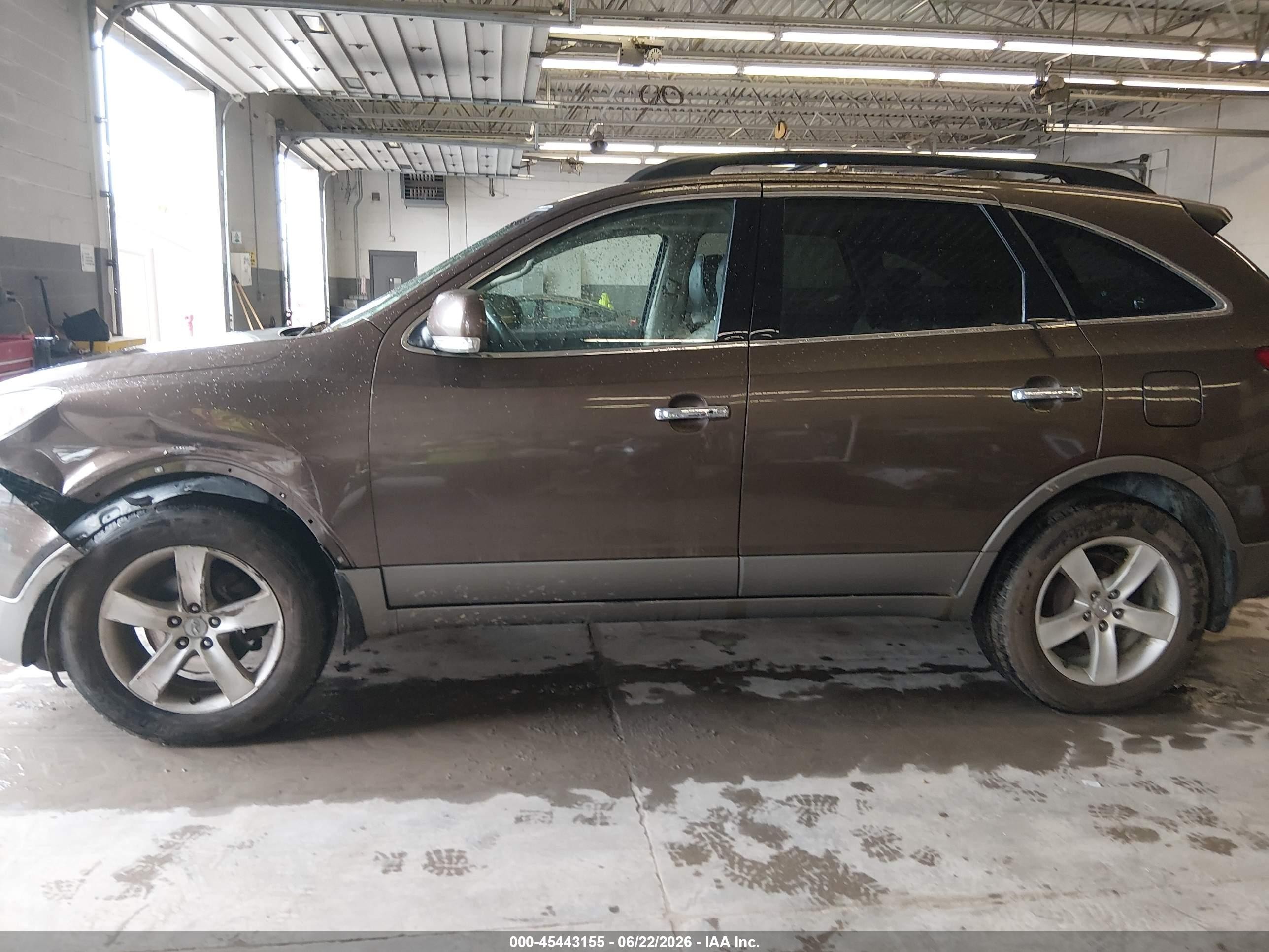 2010 Hyundai Veracruz Limited Brown vin: KM8NUDCCXAU138710