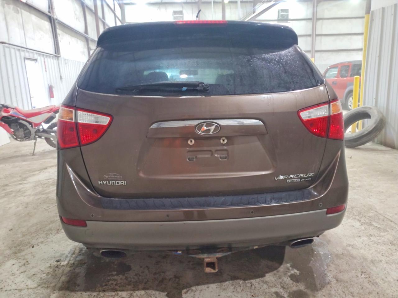 2011 Hyundai Veracruz Limited Brown vin: KM8NUDCCXBU162622