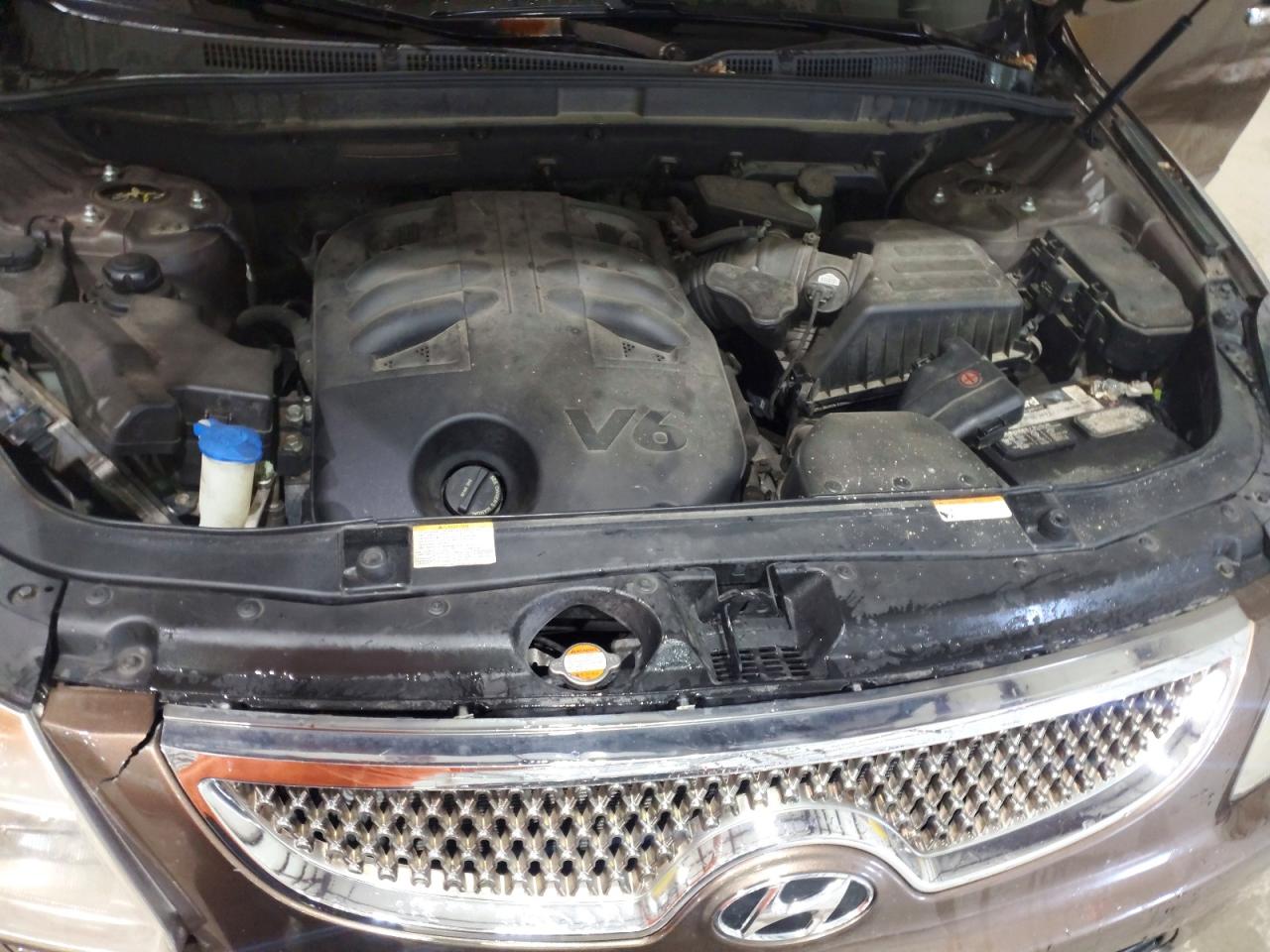2011 Hyundai Veracruz Limited Brown vin: KM8NUDCCXBU162622