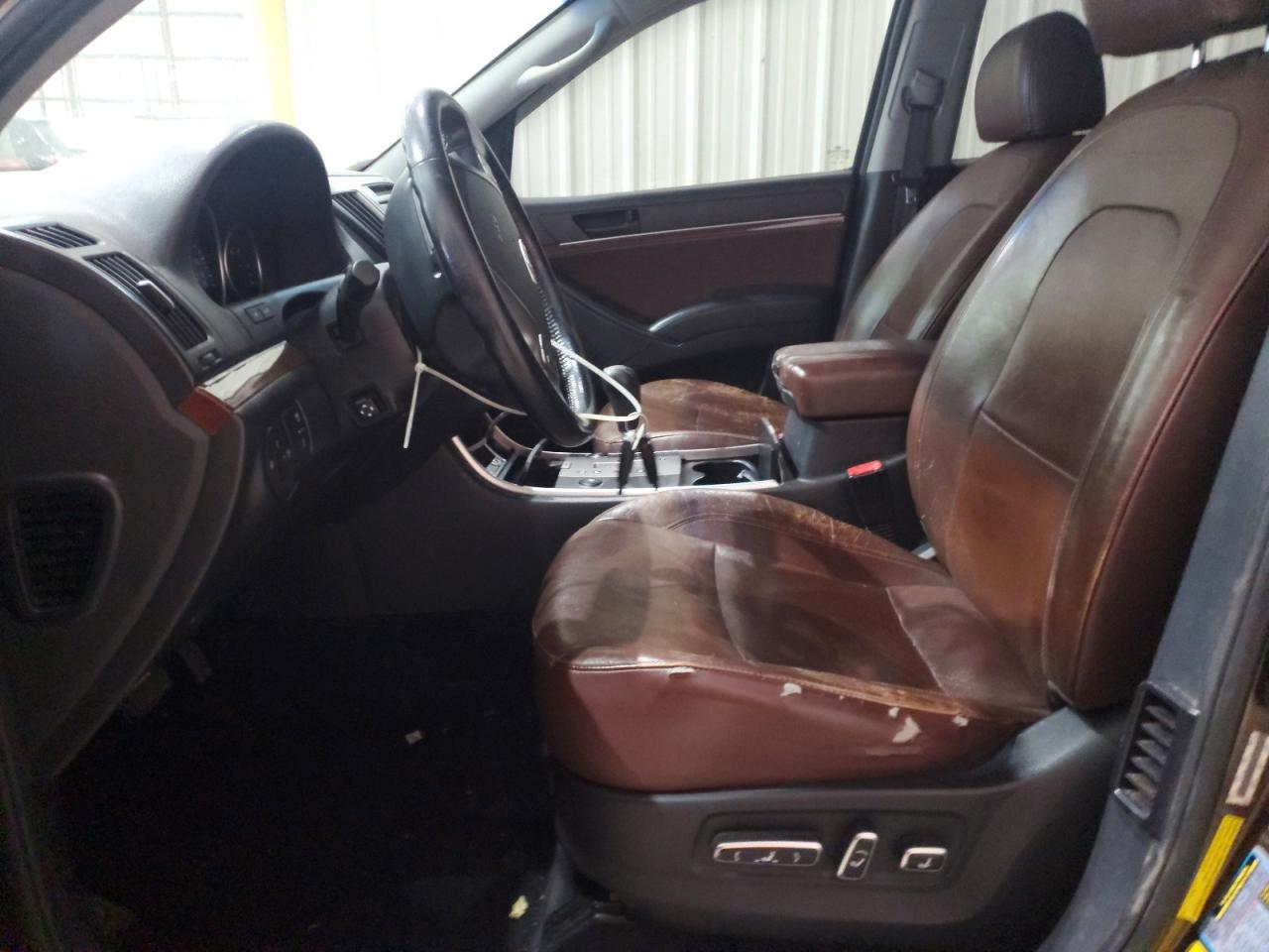 2011 Hyundai Veracruz Limited Brown vin: KM8NUDCCXBU162622