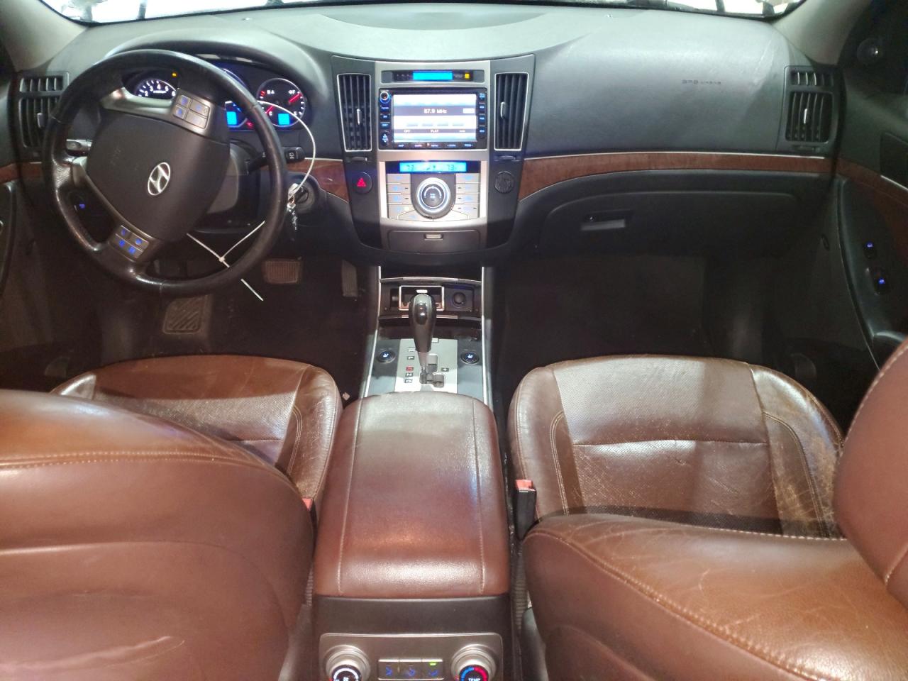 2011 Hyundai Veracruz Limited Brown vin: KM8NUDCCXBU162622