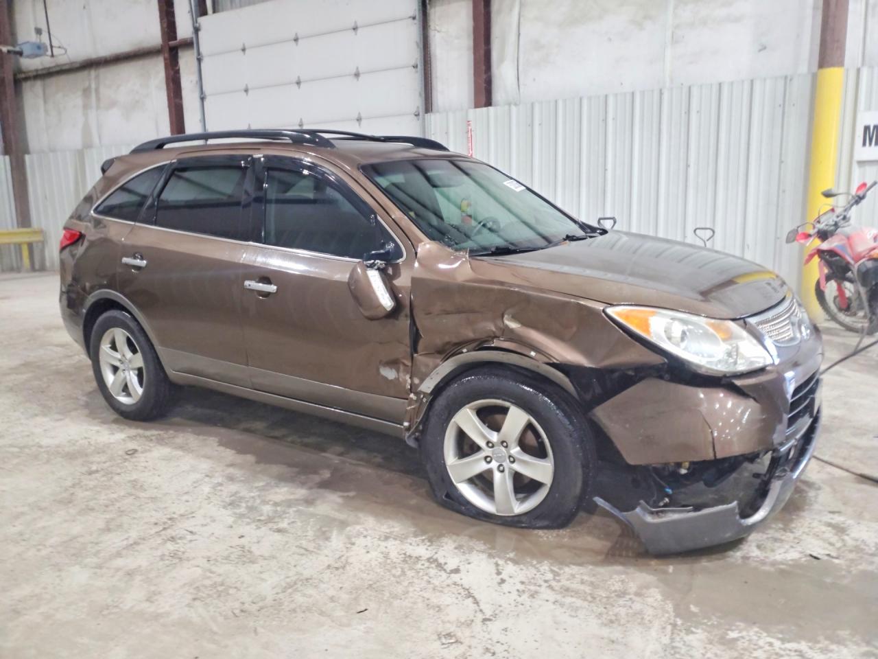 2011 Hyundai Veracruz Limited Brown vin: KM8NUDCCXBU162622