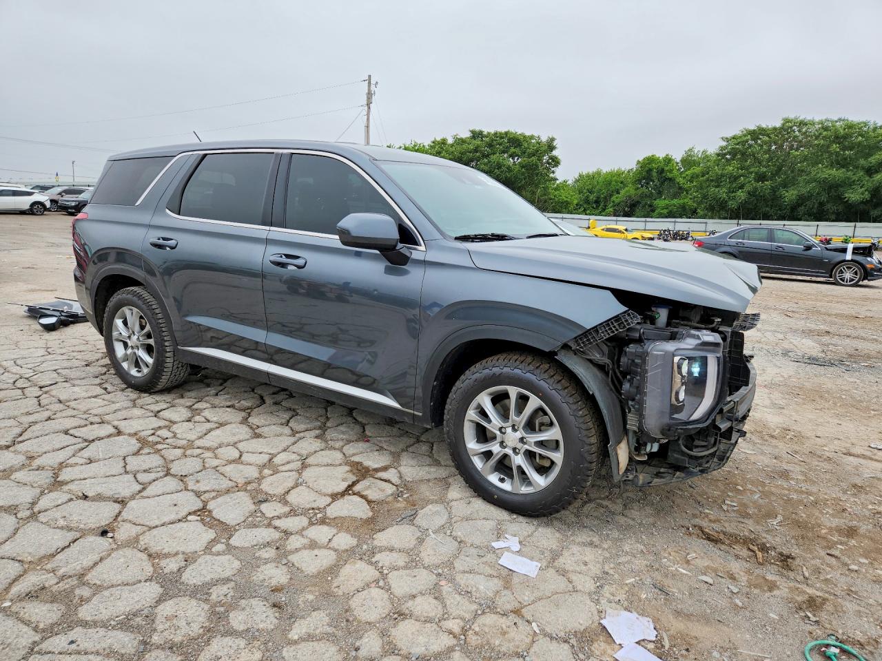 2021 Hyundai Palisade Se Gray vin: KM8R1DHE2MU284138