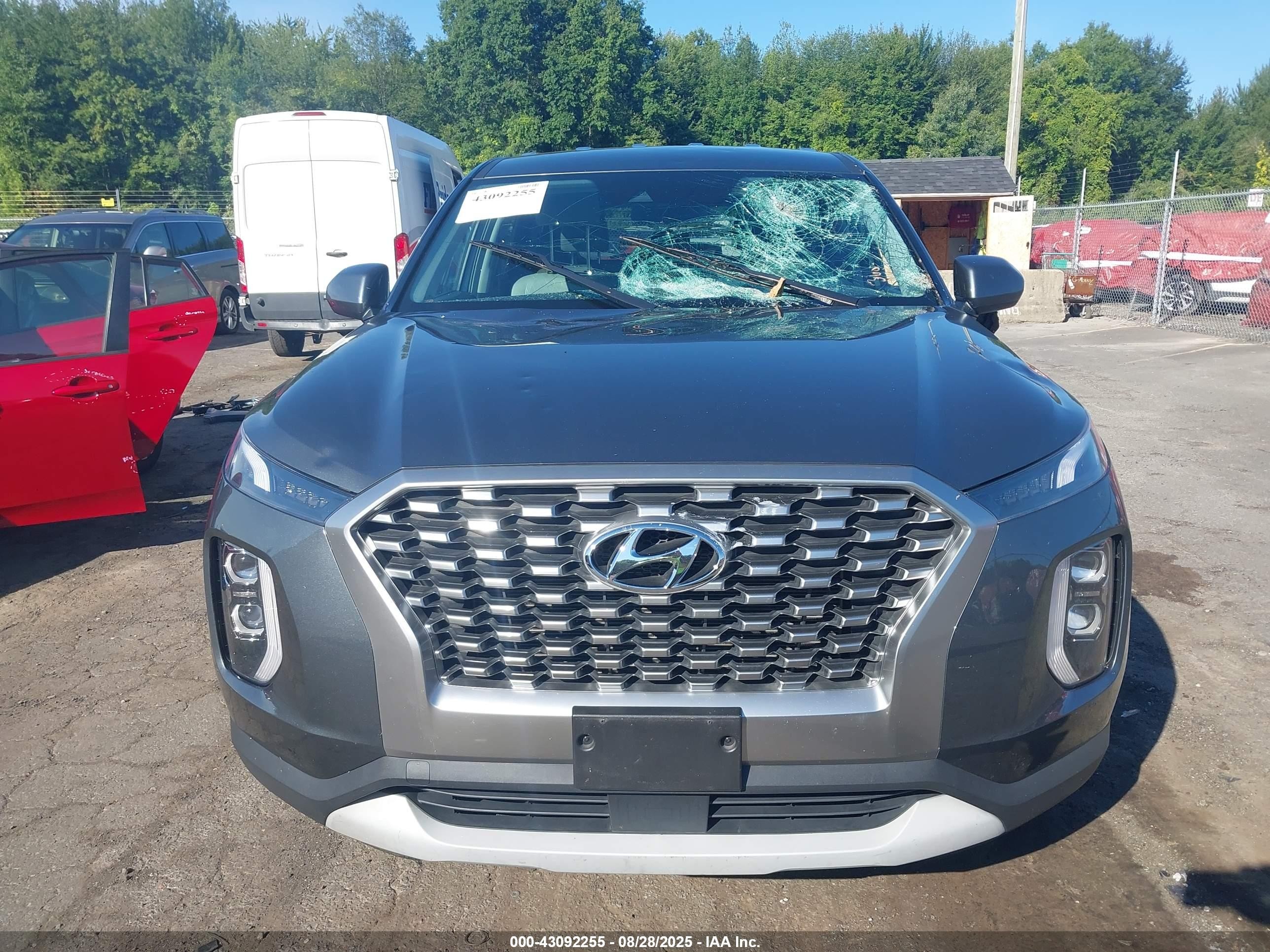 2021 Hyundai Palisade Se Серый vin: KM8R1DHE3MU292846