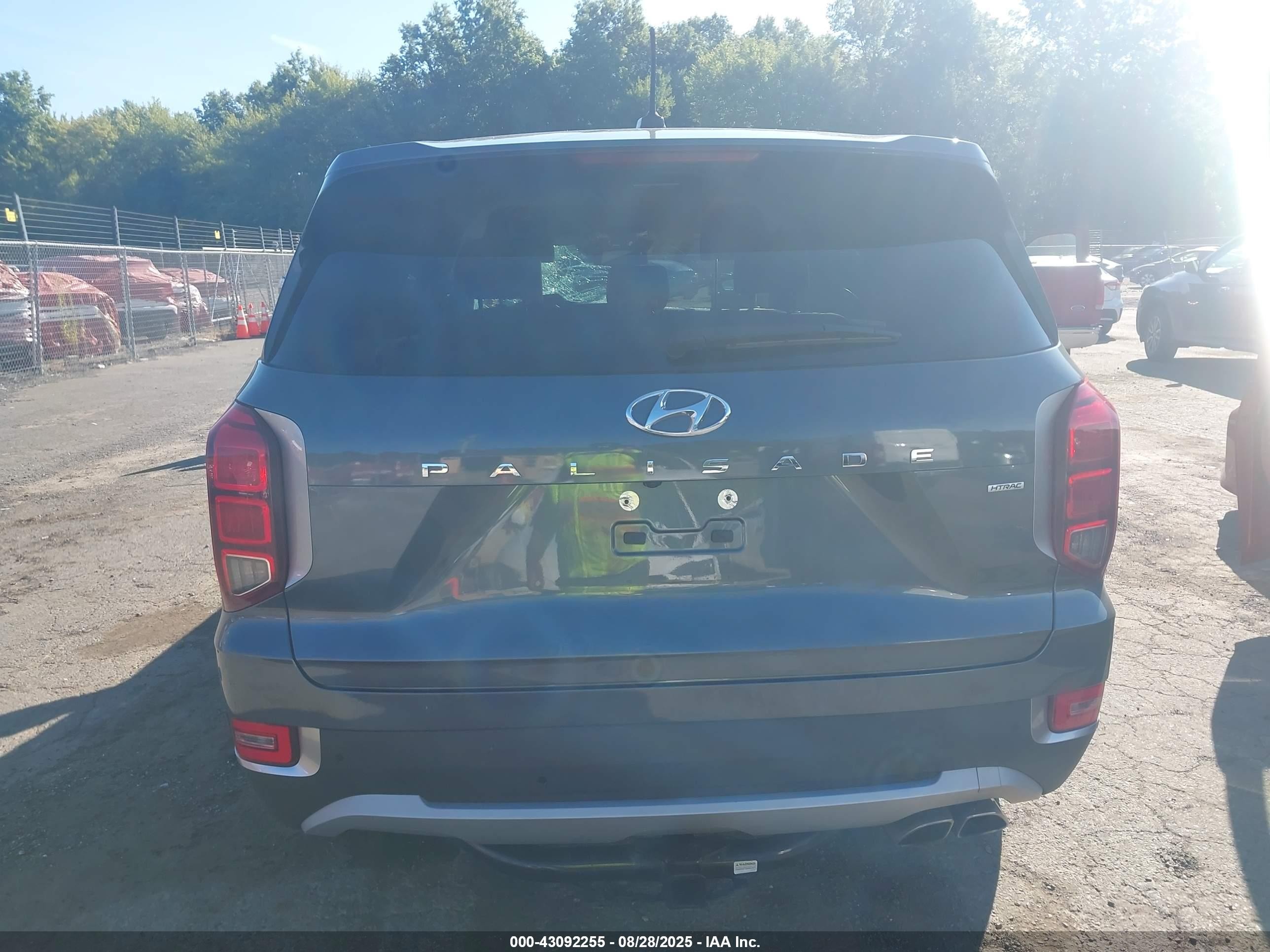 2021 Hyundai Palisade Se Серый vin: KM8R1DHE3MU292846