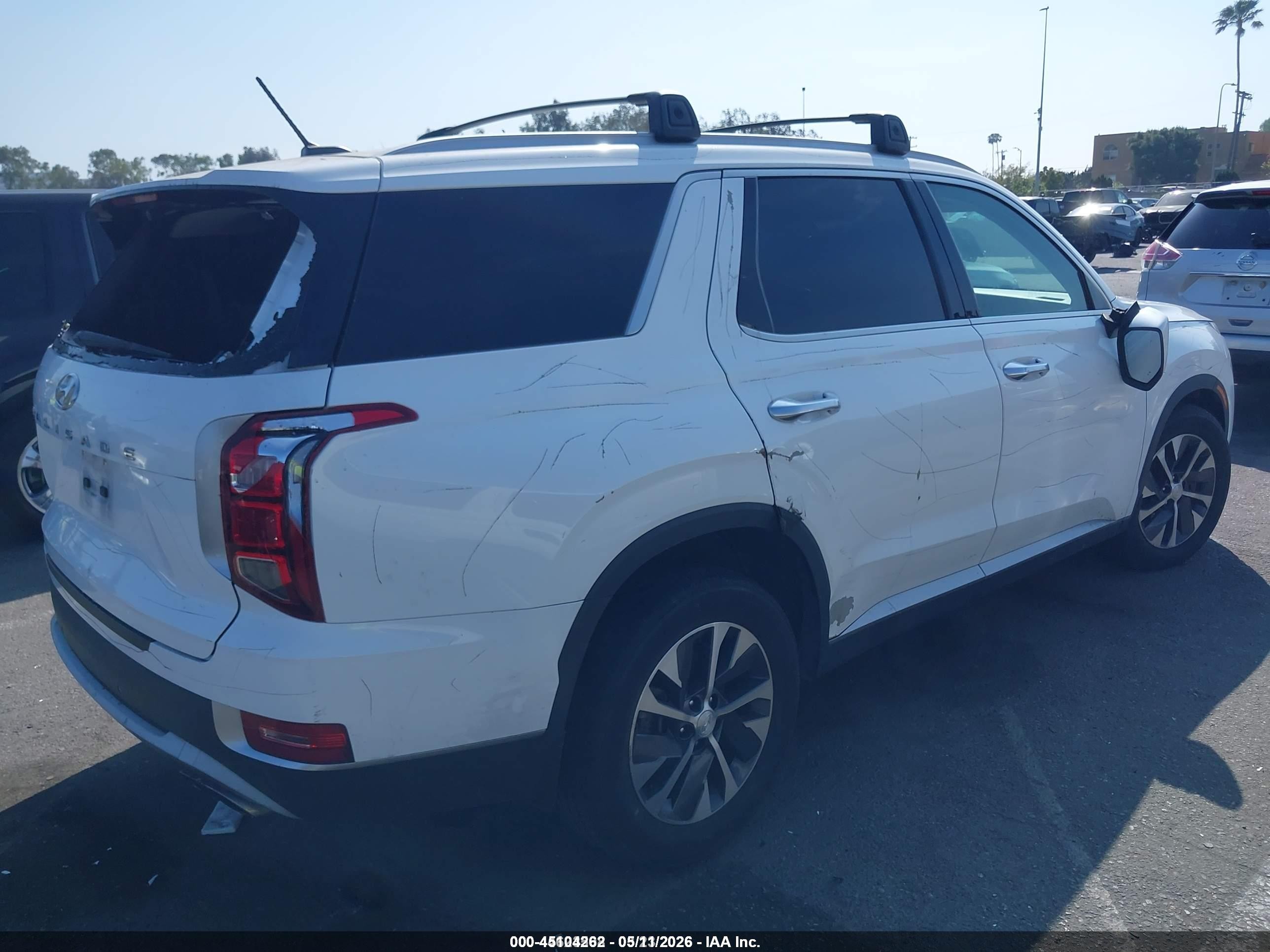 2021 Hyundai Palisade Sel White vin: KM8R24HE1MU334279