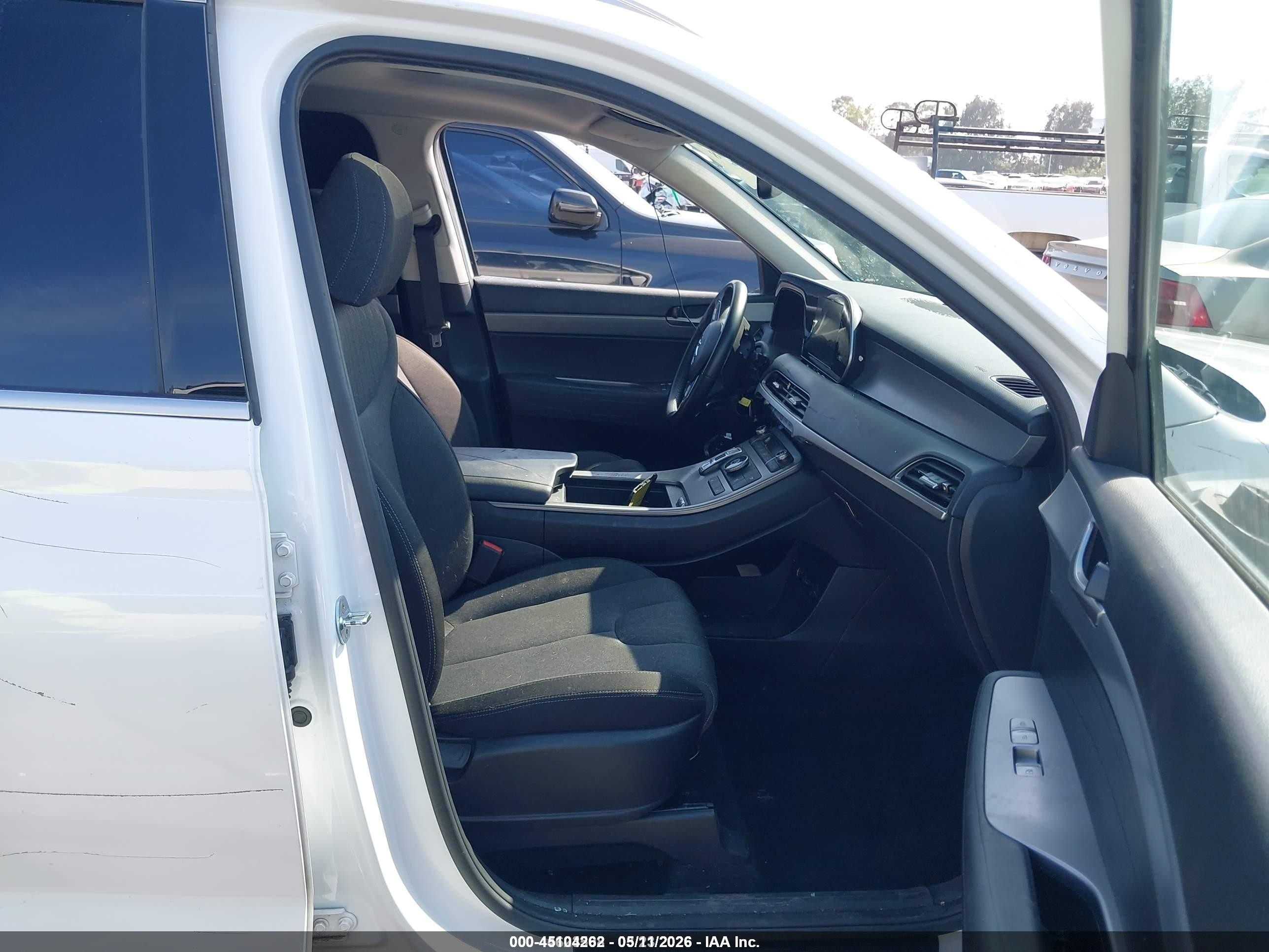 2021 Hyundai Palisade Sel White vin: KM8R24HE1MU334279