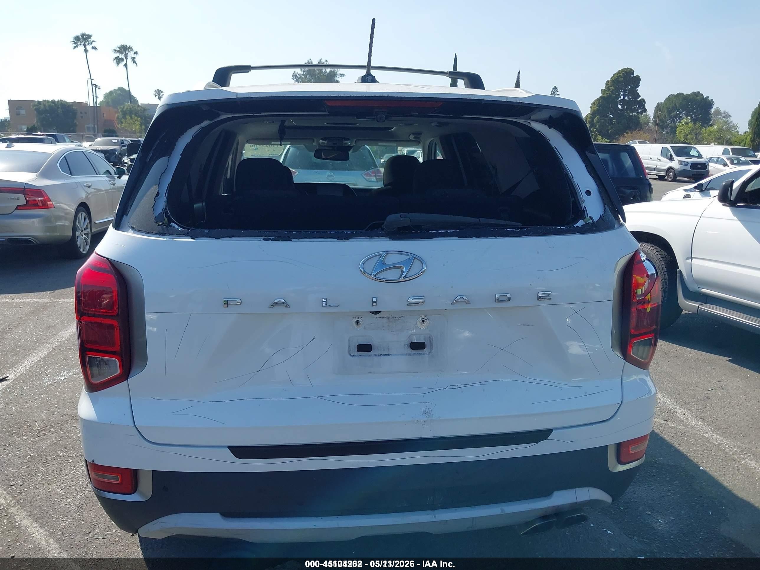 2021 Hyundai Palisade Sel White vin: KM8R24HE1MU334279