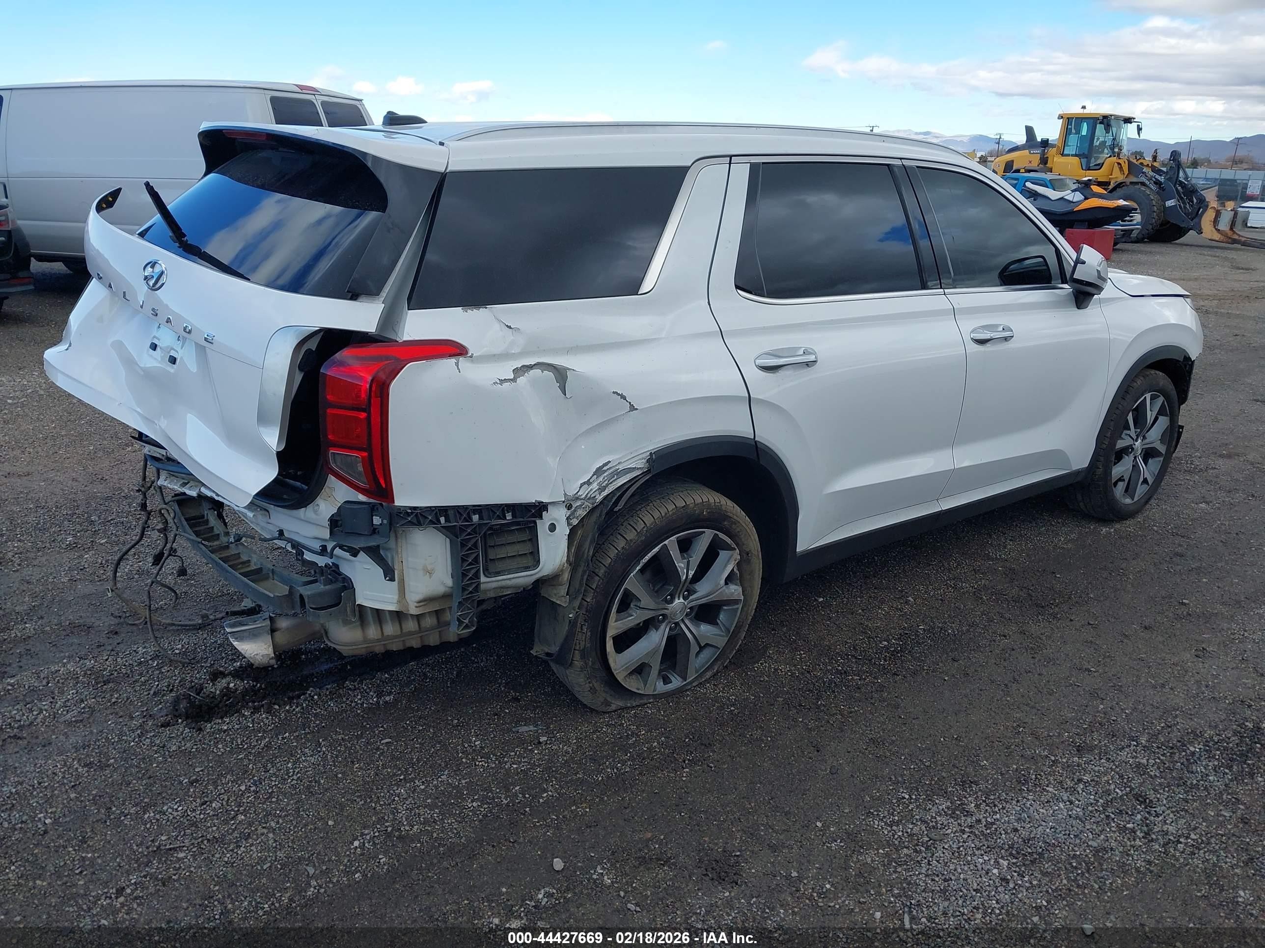2021 Hyundai Palisade Sel Белый vin: KM8R24HE6MU328090