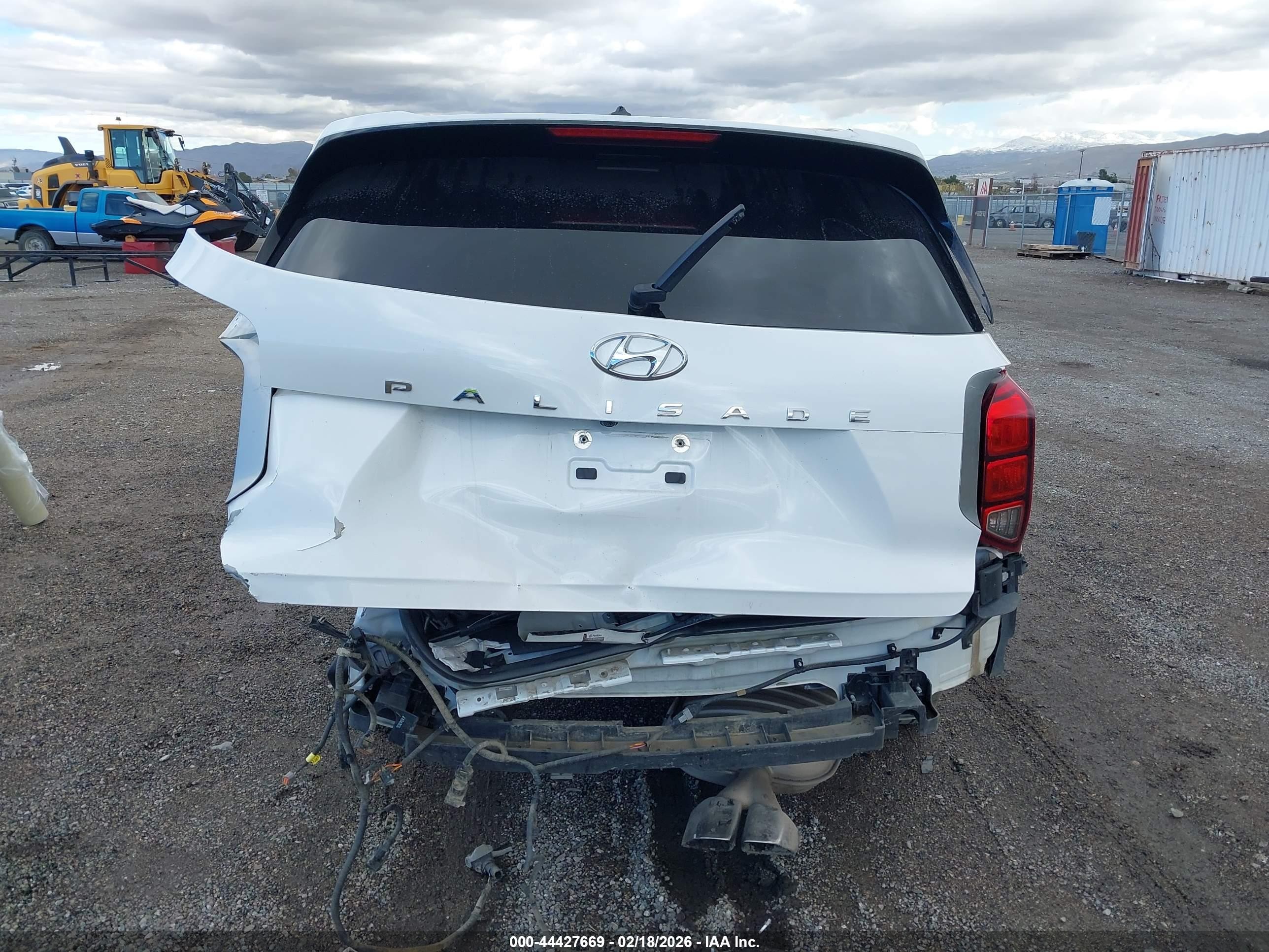2021 Hyundai Palisade Sel Белый vin: KM8R24HE6MU328090