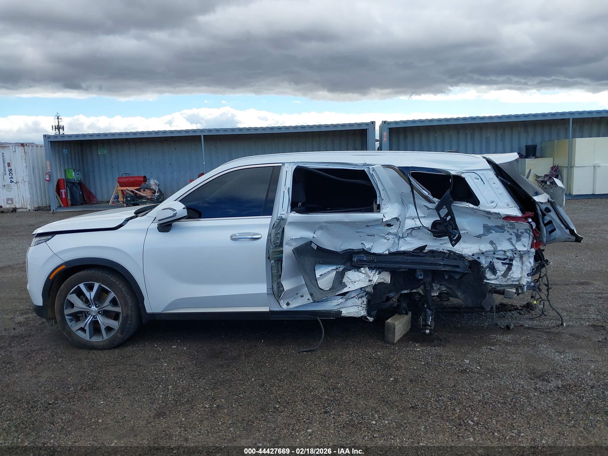 2021 Hyundai Palisade Sel Белый vin: KM8R24HE6MU328090