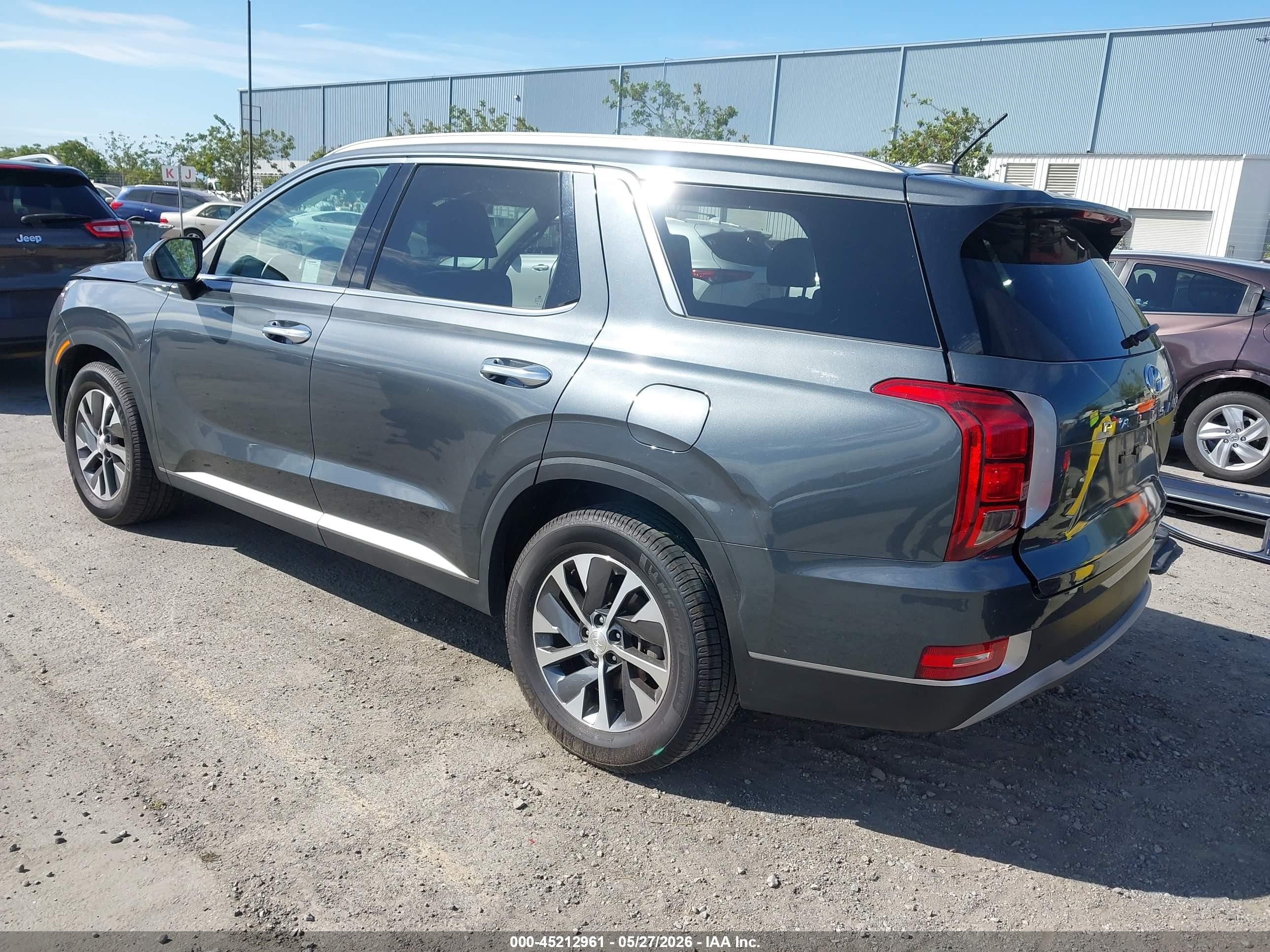 2021 Hyundai Palisade Sel Серый vin: KM8R24HE9MU192344