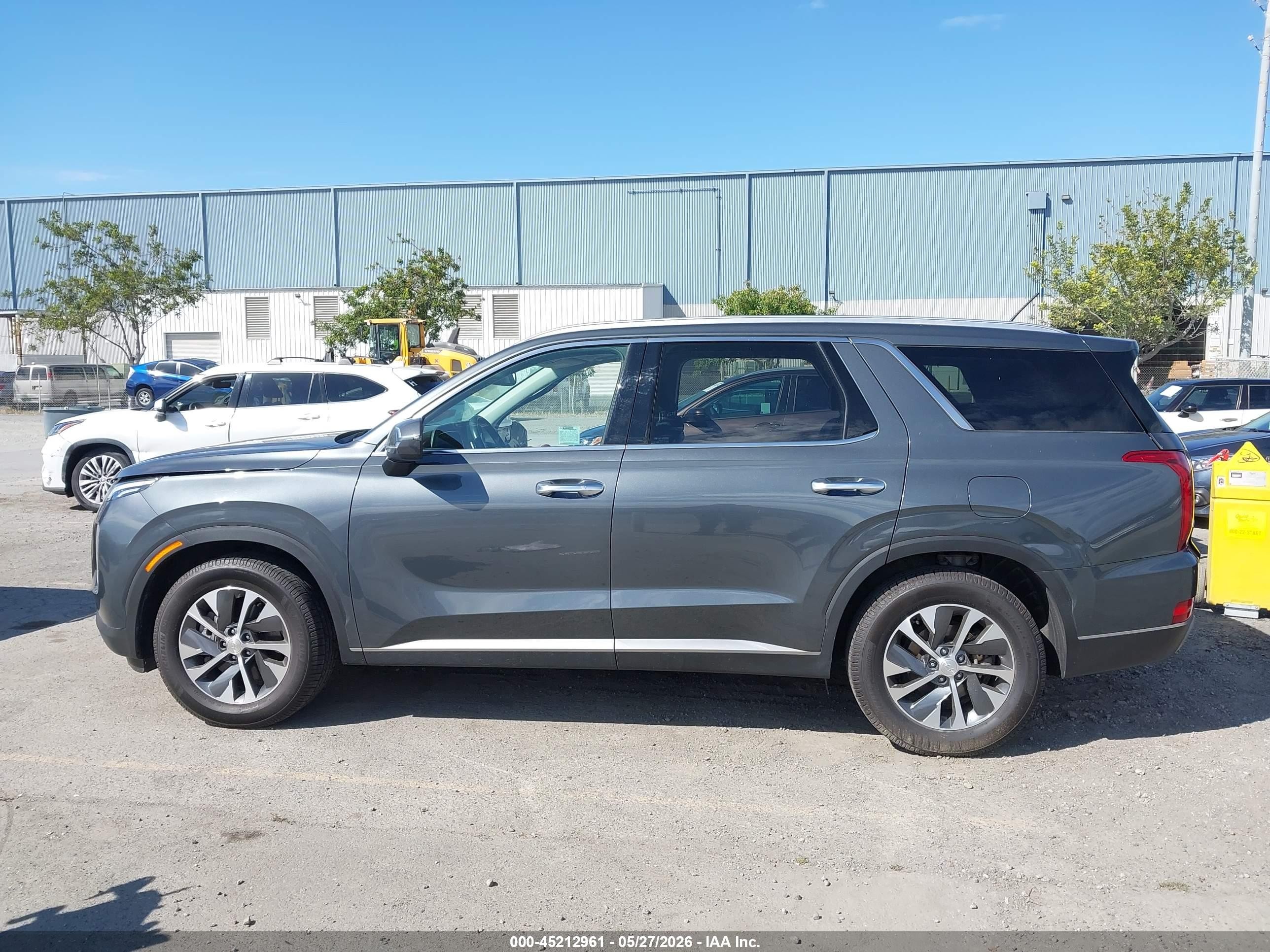 2021 Hyundai Palisade Sel Серый vin: KM8R24HE9MU192344