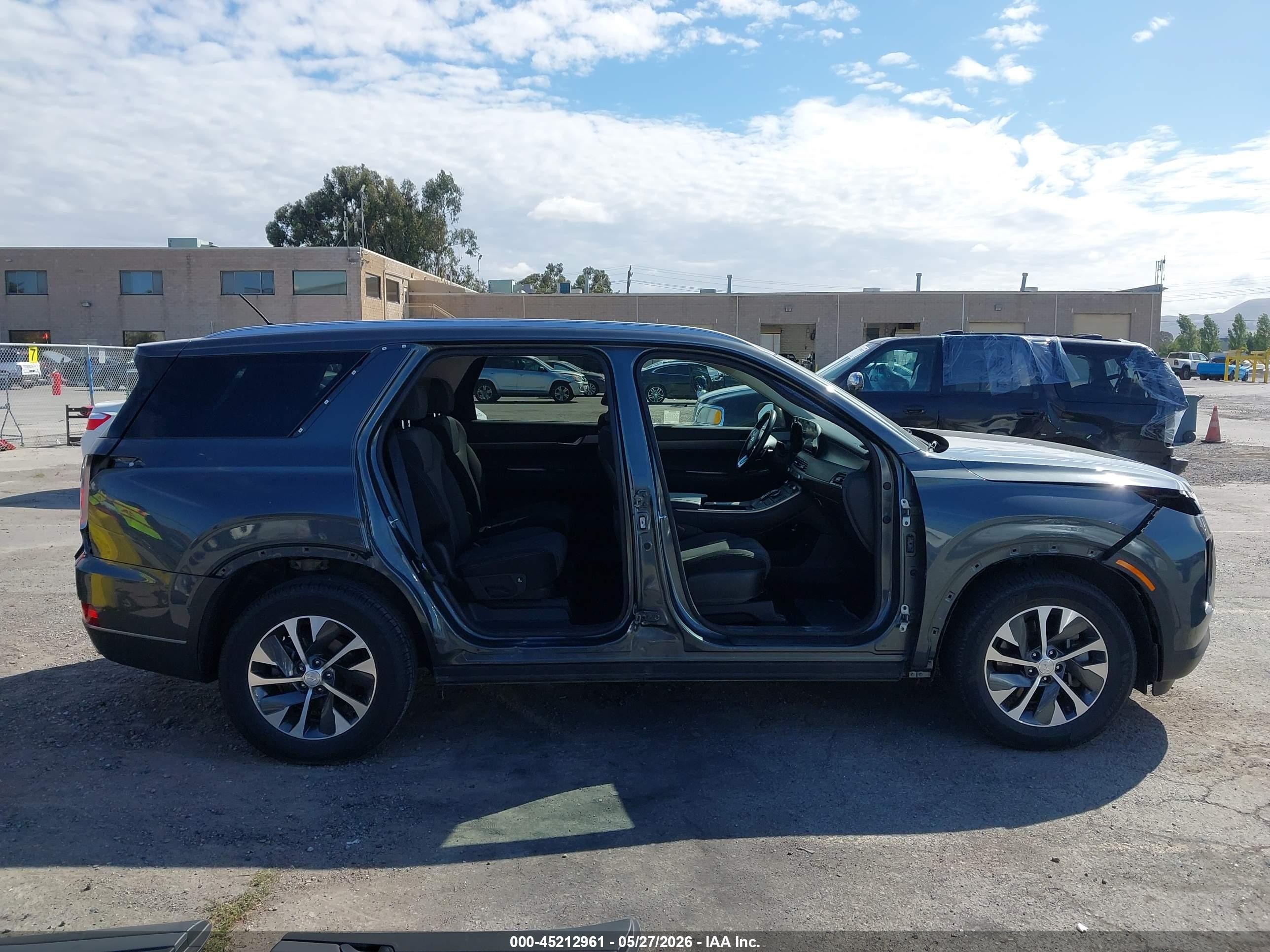 2021 Hyundai Palisade Sel Серый vin: KM8R24HE9MU192344