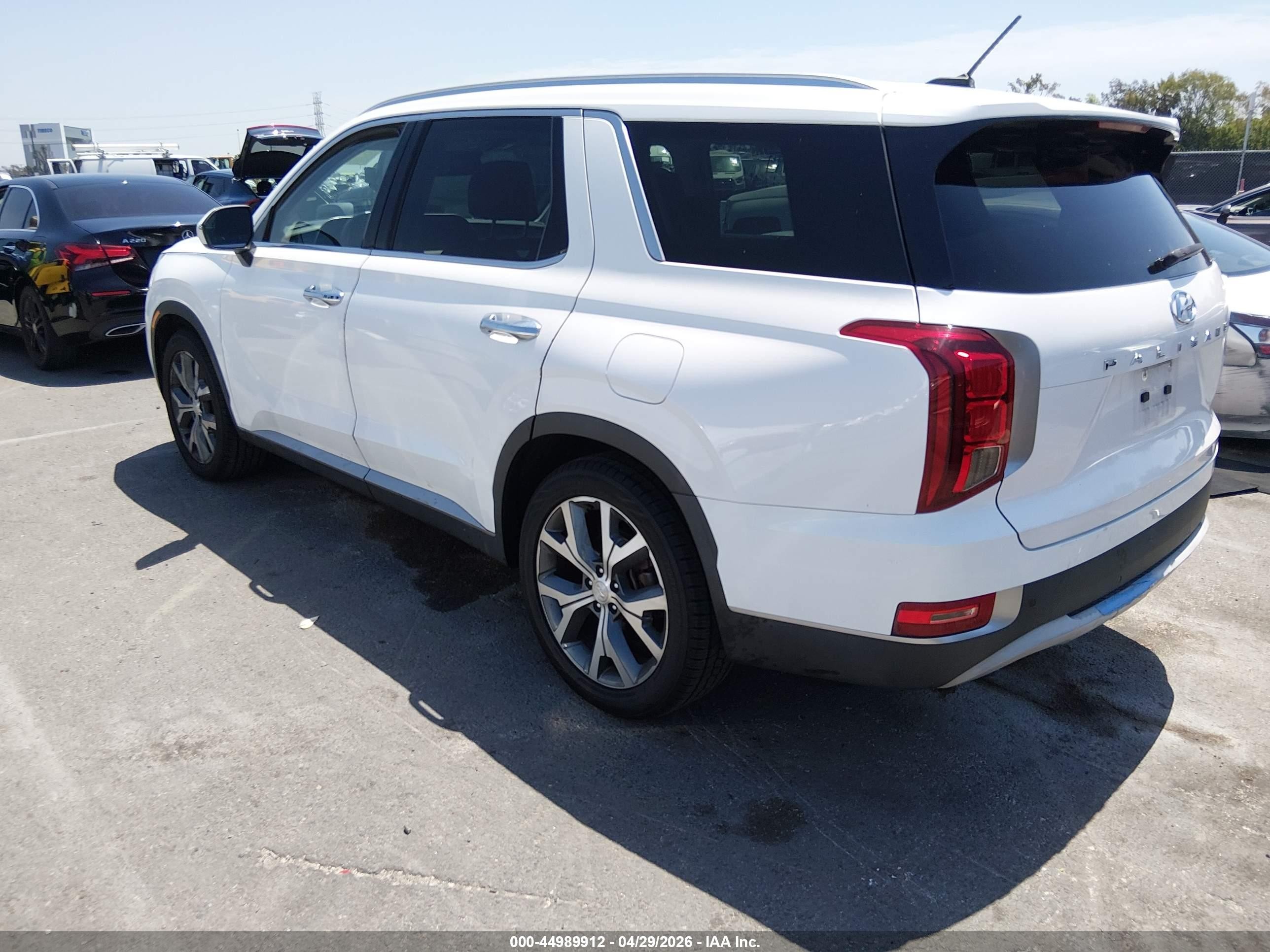 2022 Hyundai Palisade Sel White vin: KM8R34HE0NU362122