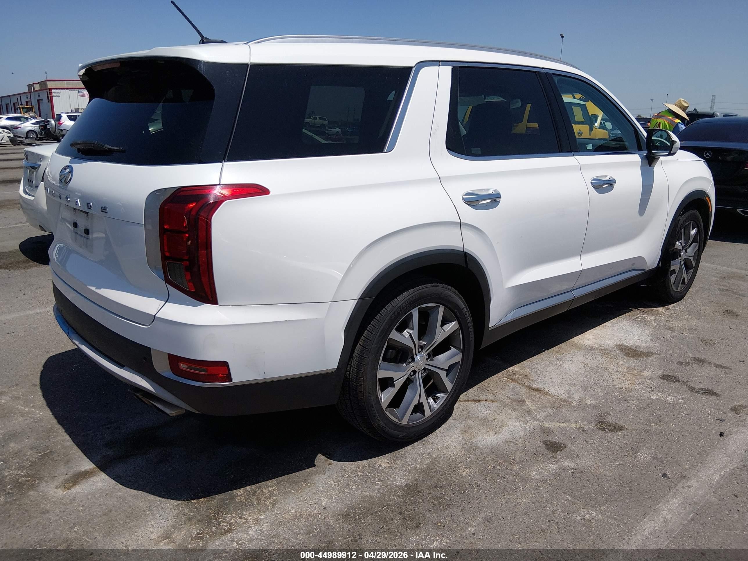 2022 Hyundai Palisade Sel White vin: KM8R34HE0NU362122