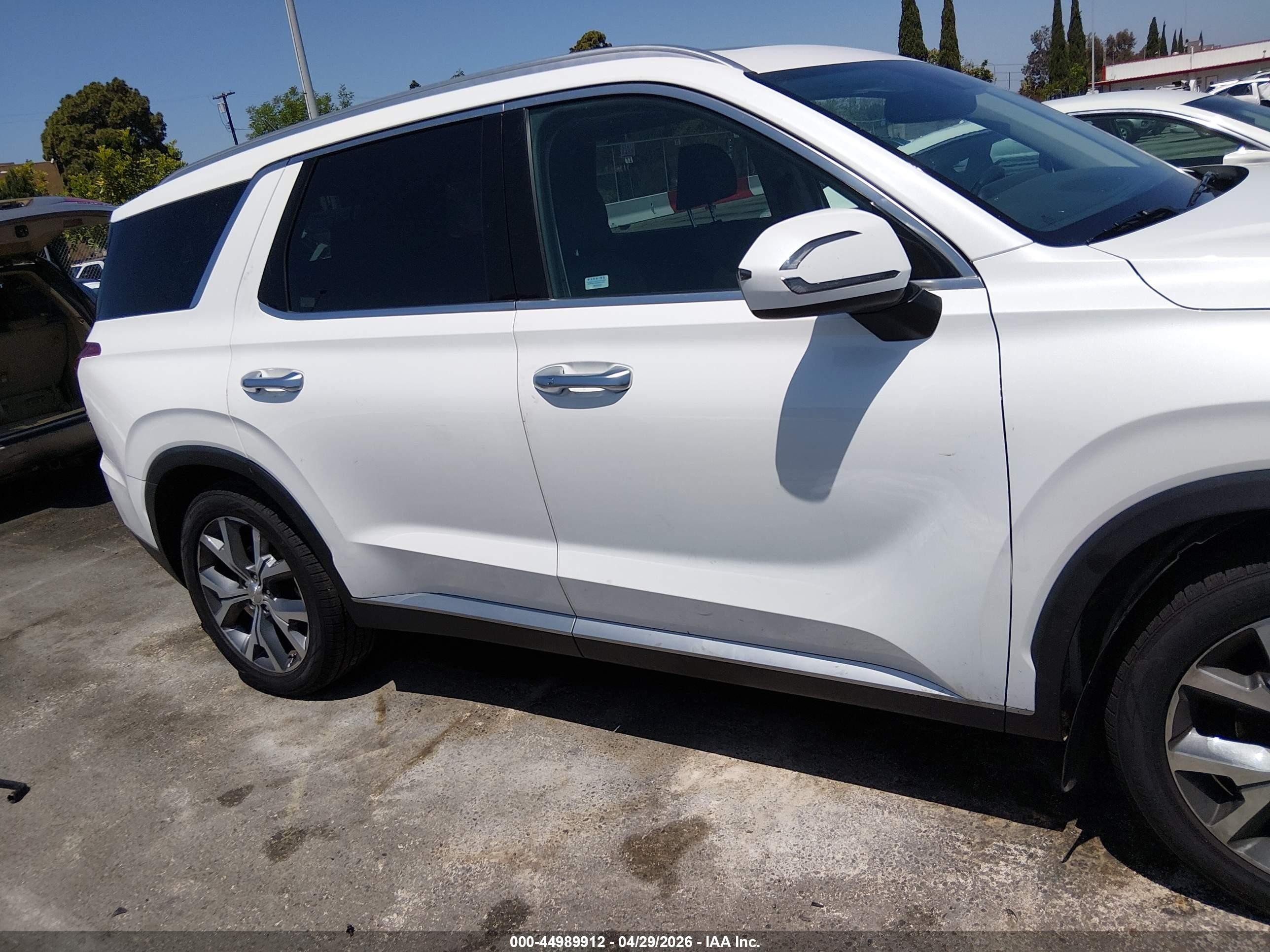 2022 Hyundai Palisade Sel White vin: KM8R34HE0NU362122