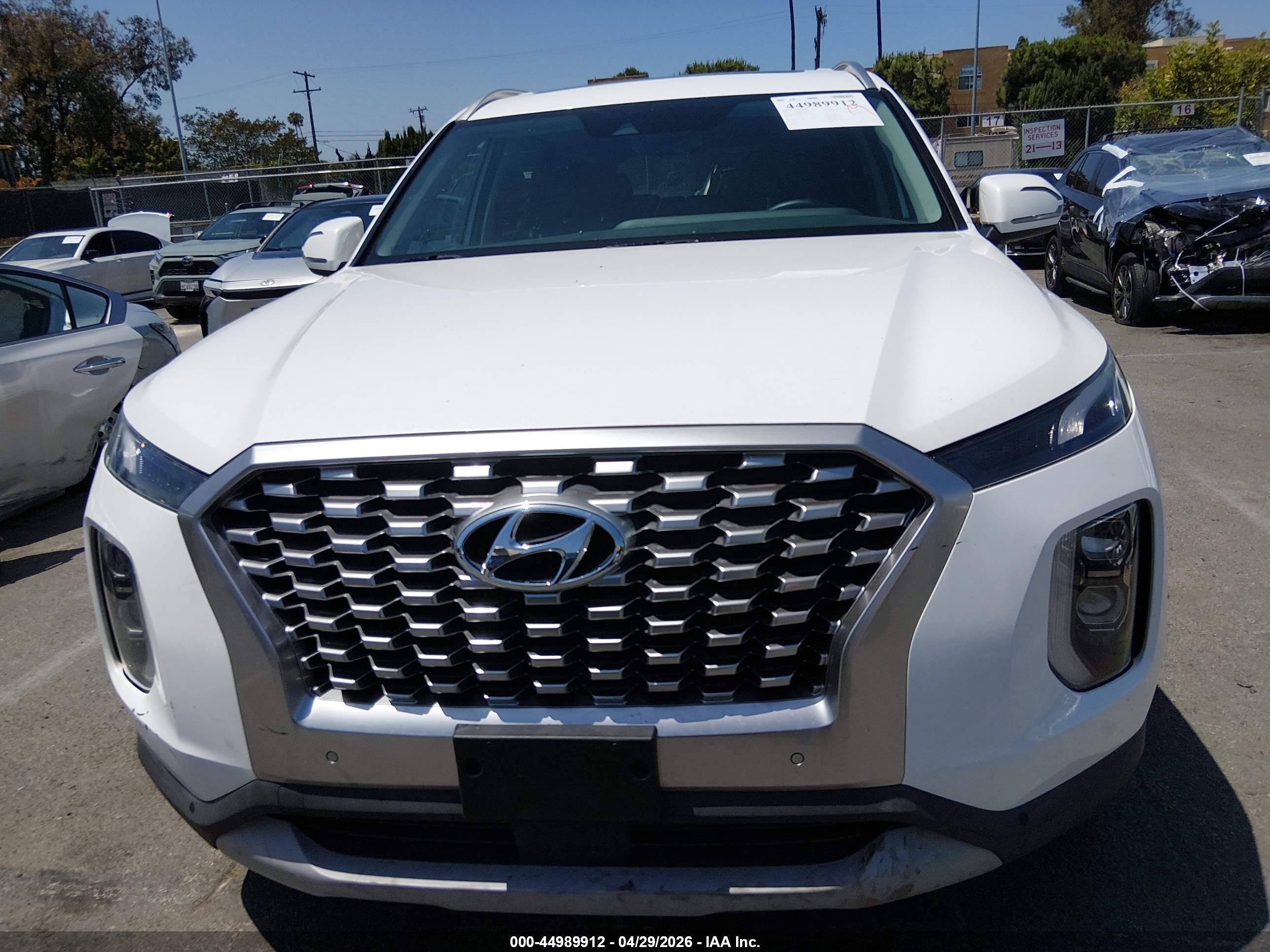 2022 Hyundai Palisade Sel White vin: KM8R34HE0NU362122
