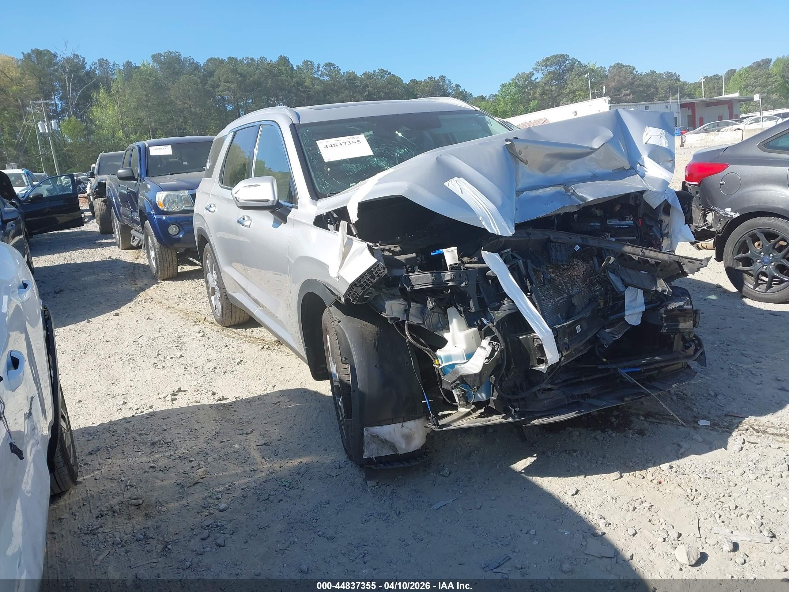 2021 Hyundai Palisade Sel Серебряный vin: KM8R34HE7MU270133