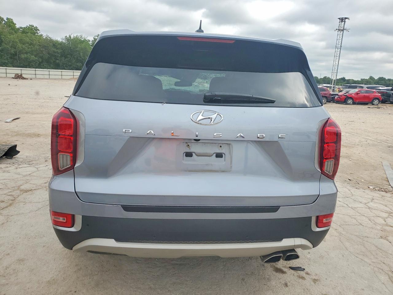 2020 Hyundai Palisade Sel Silver vin: KM8R34HEXLU170056