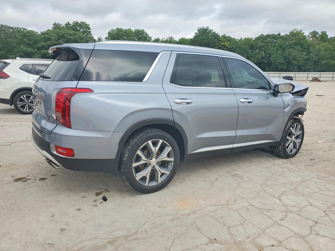 2020 Hyundai Palisade Sel Silver vin: KM8R34HEXLU170056
