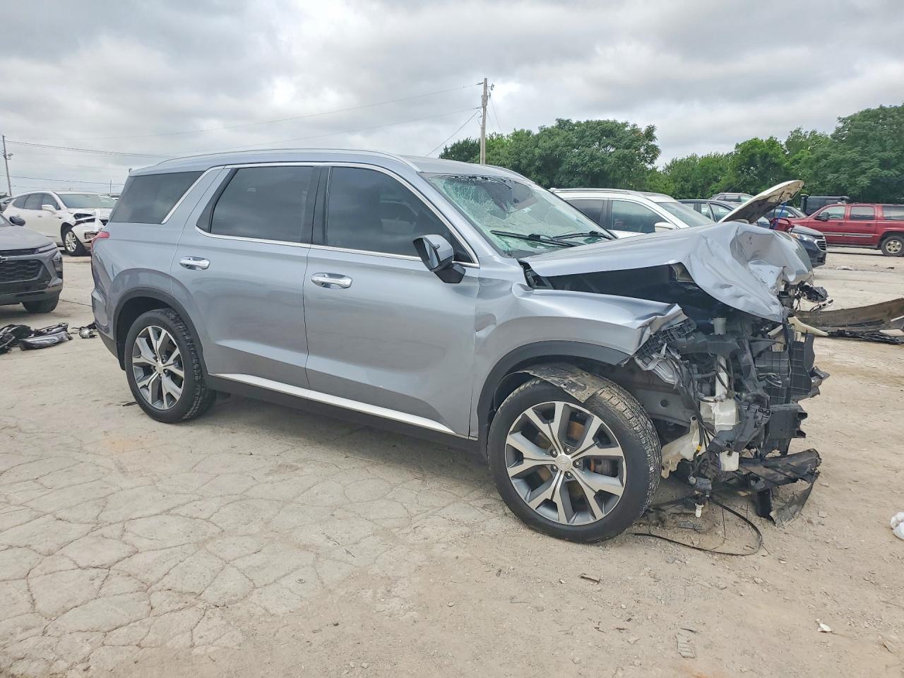 2020 Hyundai Palisade Sel Silver vin: KM8R34HEXLU170056