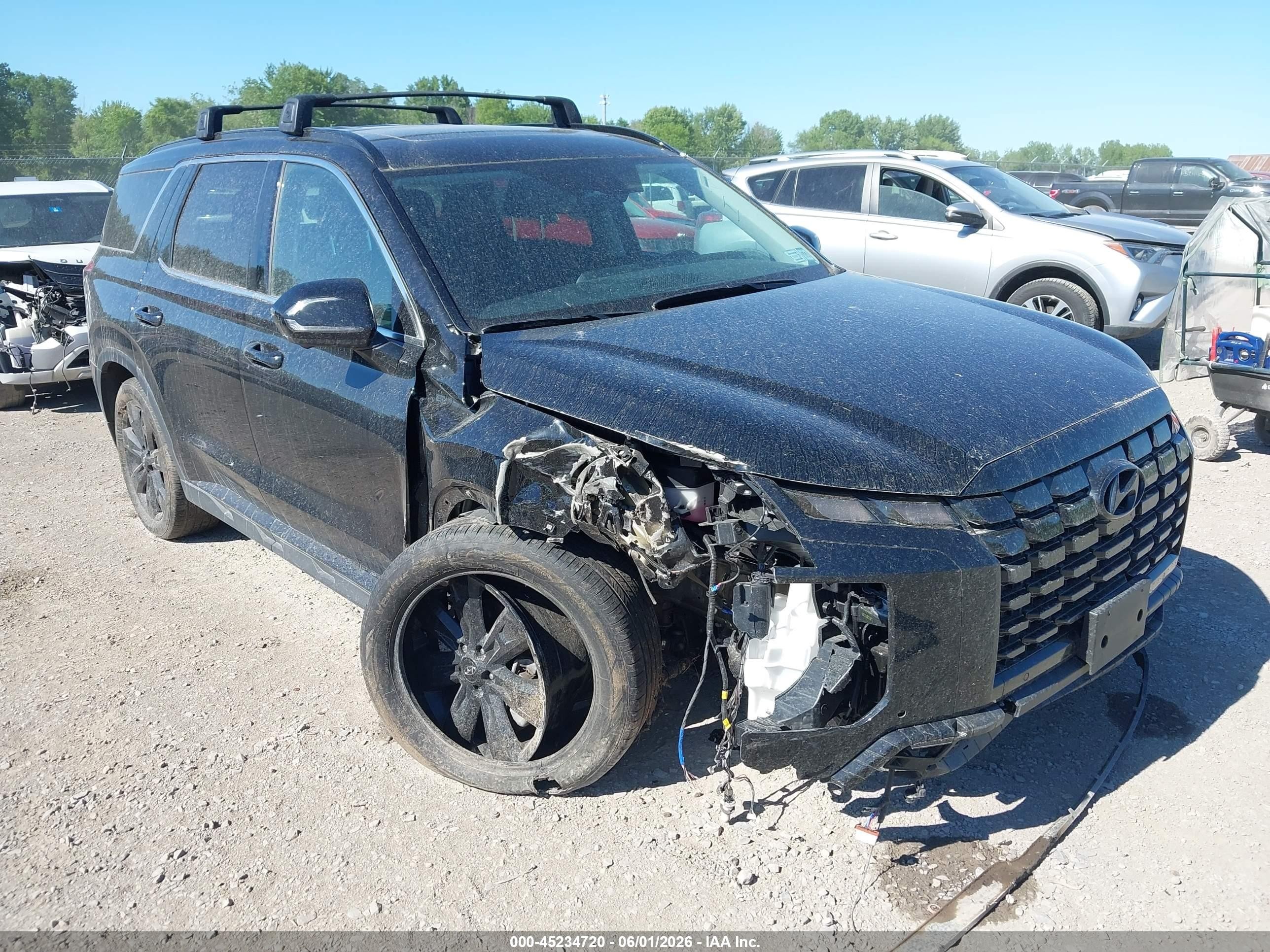 2025 Hyundai Palisade Xrt Black vin: KM8R3DGE2SU945952