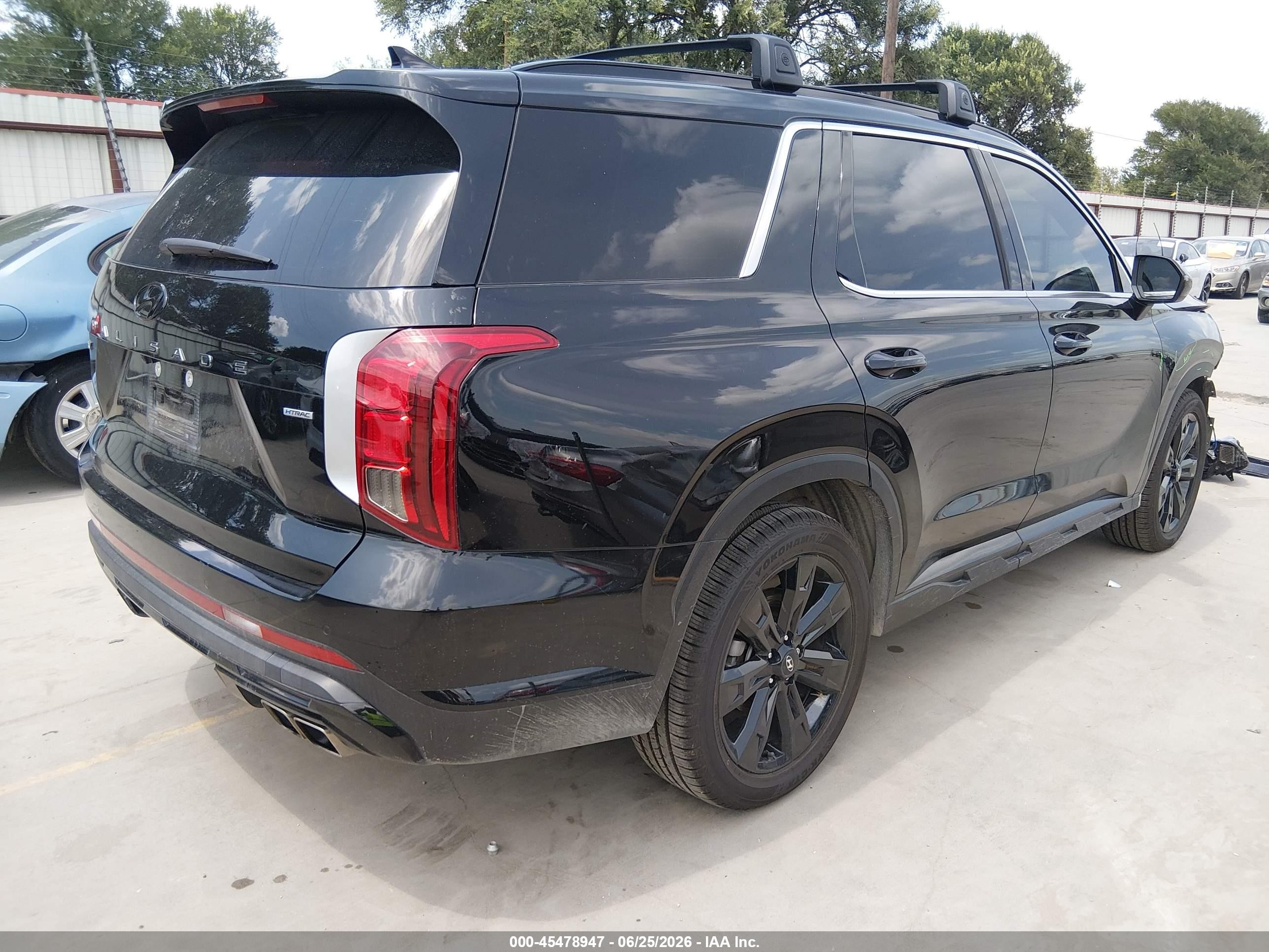 2024 Hyundai Palisade Xrt Черный vin: KM8R3DGE8RU748293
