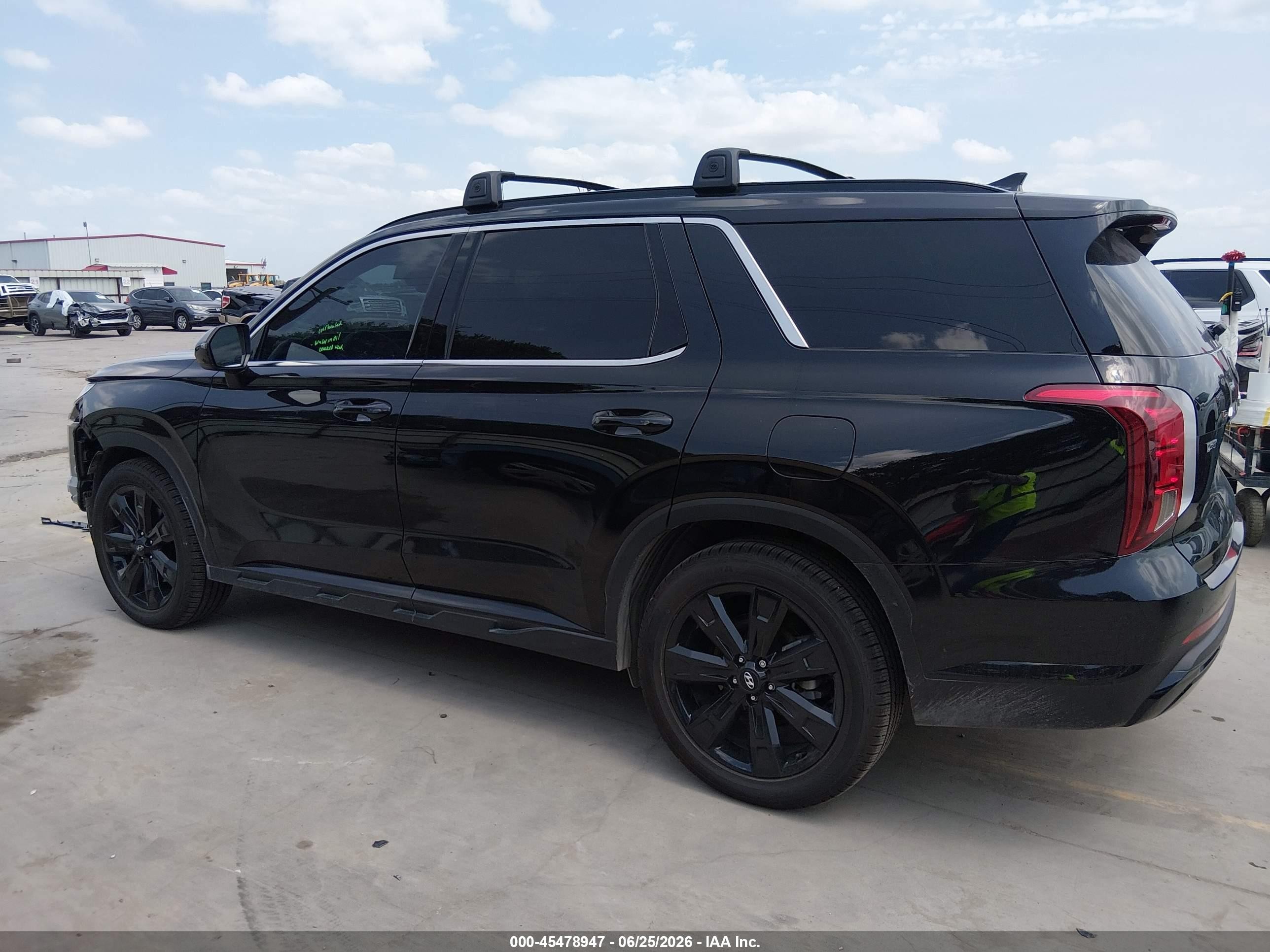 2024 Hyundai Palisade Xrt Черный vin: KM8R3DGE8RU748293