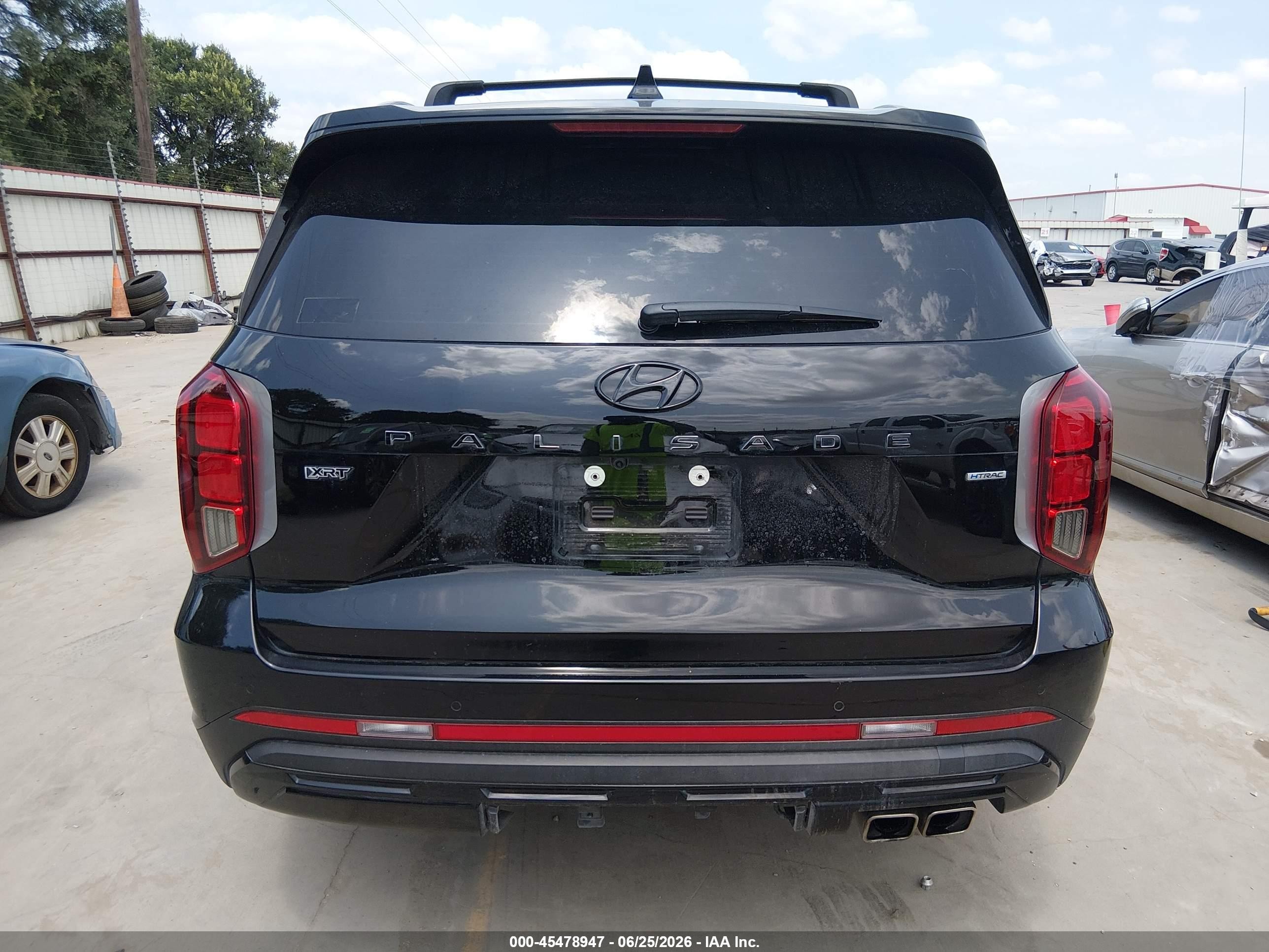2024 Hyundai Palisade Xrt Черный vin: KM8R3DGE8RU748293