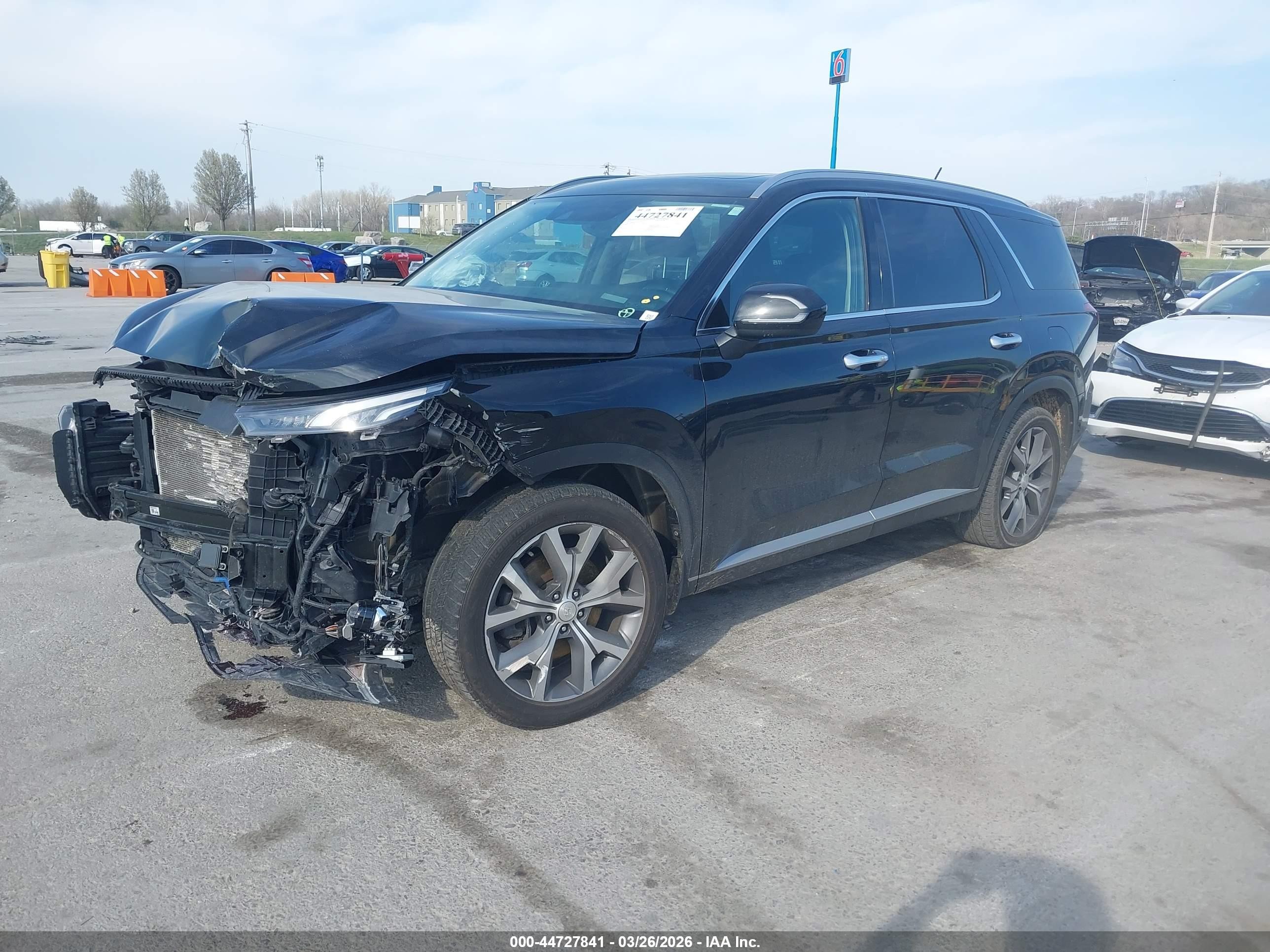2022 Hyundai Palisade Sel Black vin: KM8R3DHE2NU433336