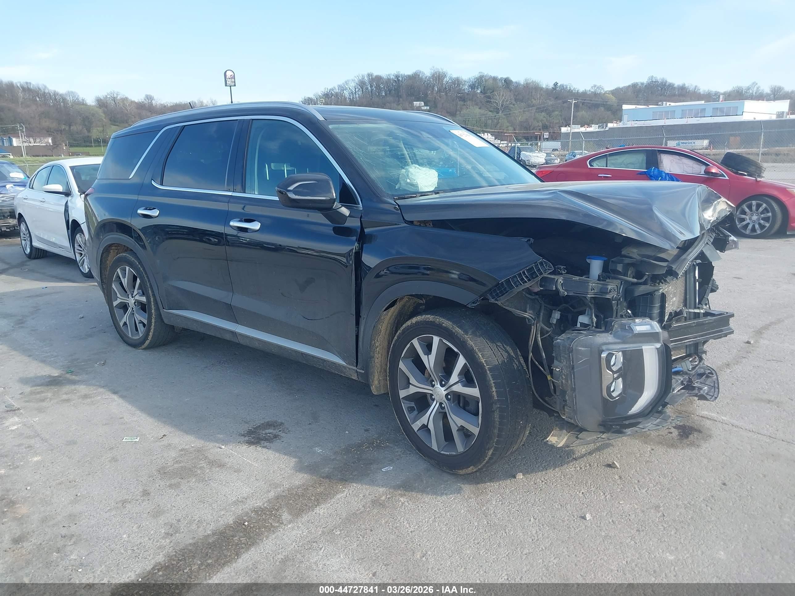 2022 Hyundai Palisade Sel Black vin: KM8R3DHE2NU433336