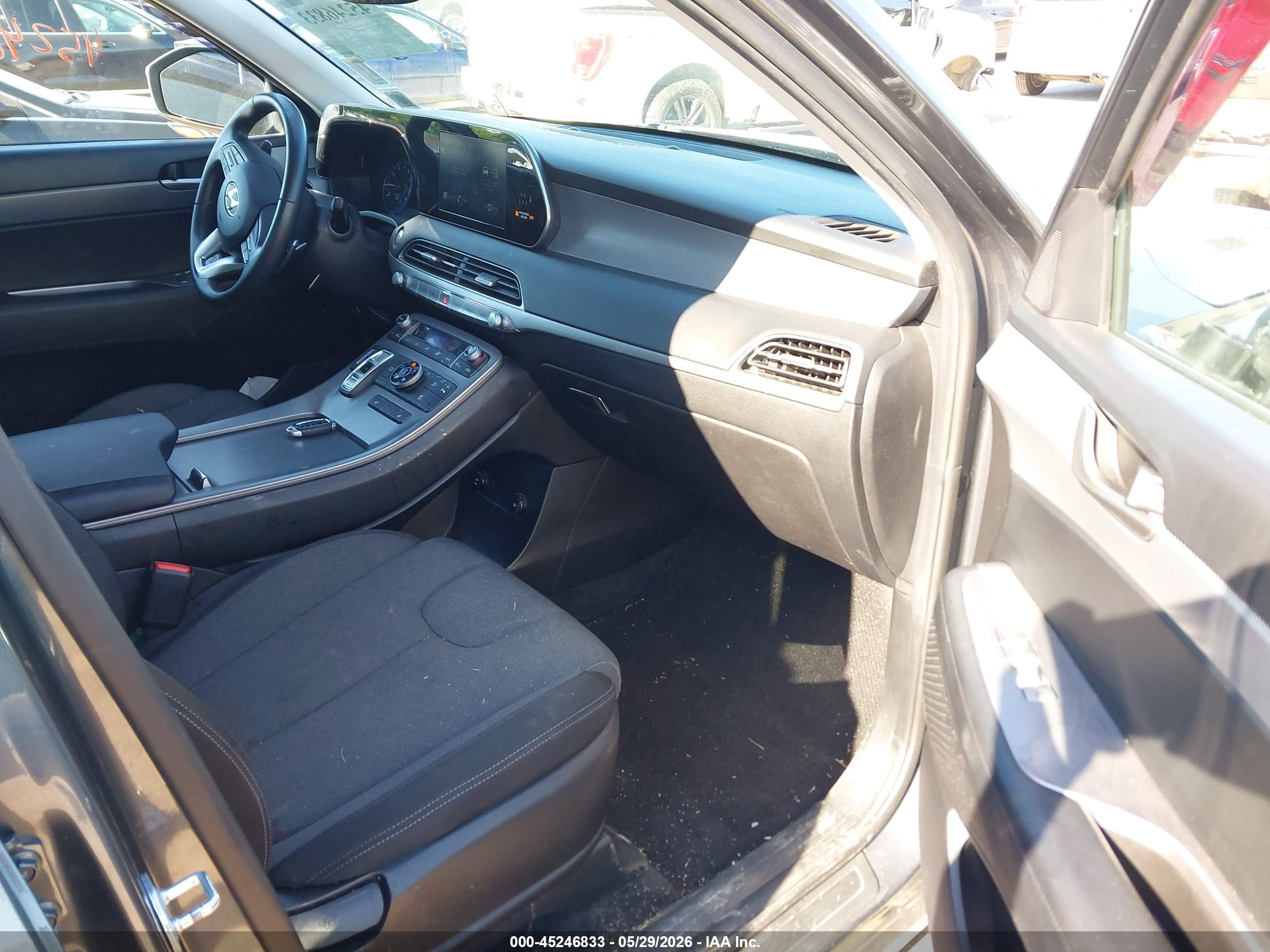 2021 Hyundai Palisade Sel Серый vin: KM8R3DHE9MU228496