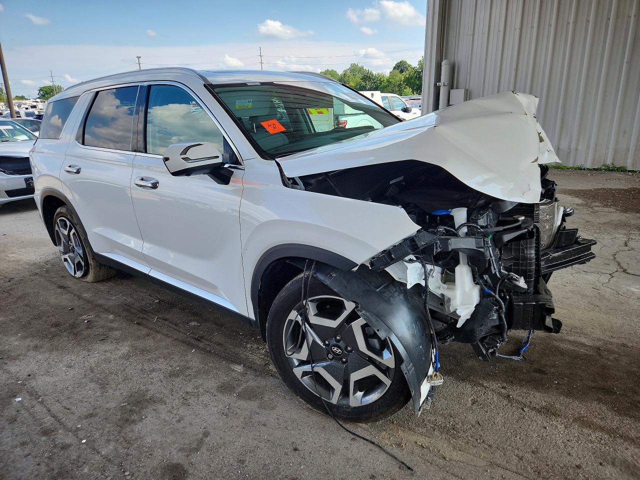 2025 Hyundai Palisade Sel Premium White vin: KM8R44GE1SU893498