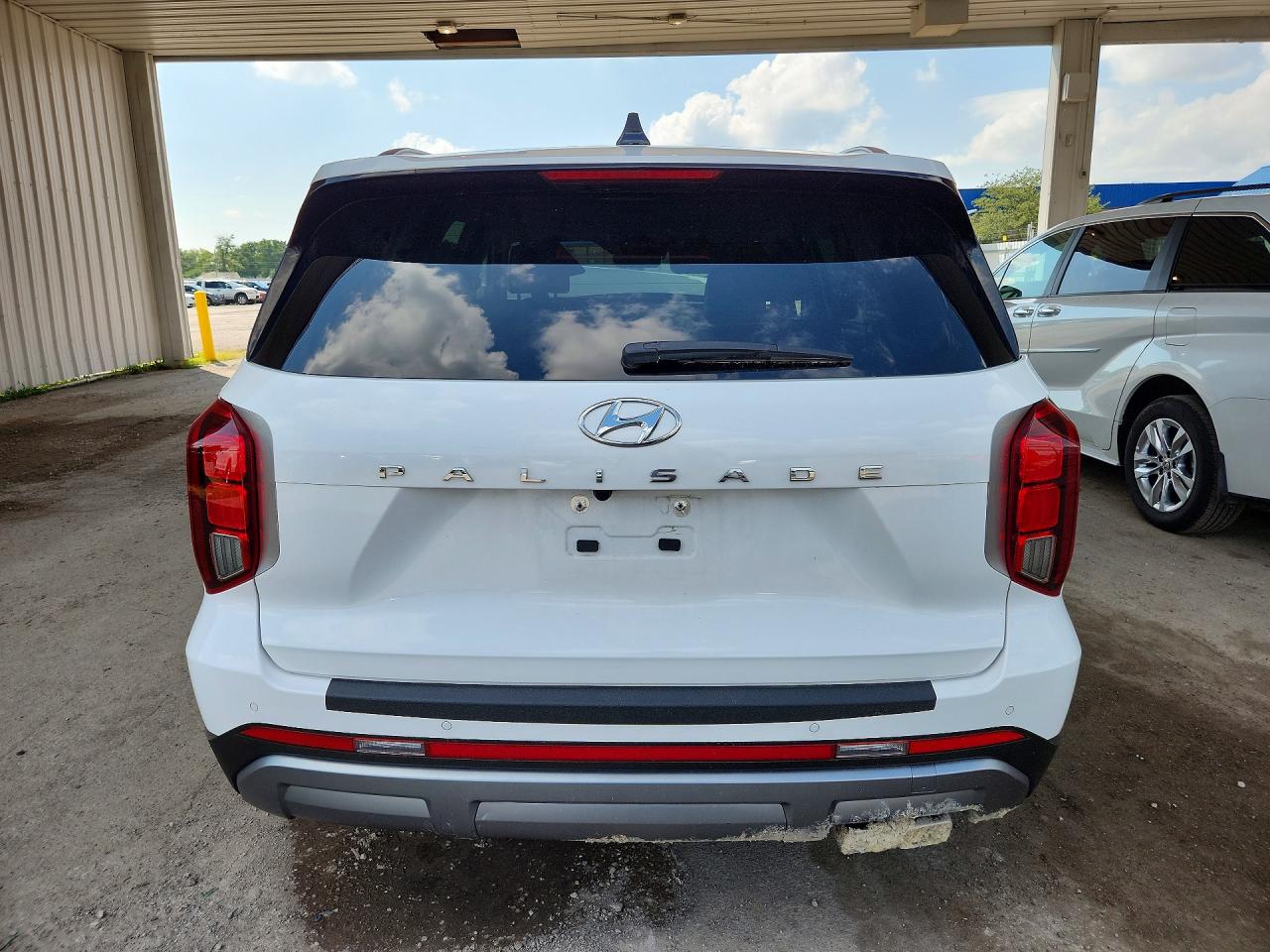 2025 Hyundai Palisade Sel Premium White vin: KM8R44GE1SU893498