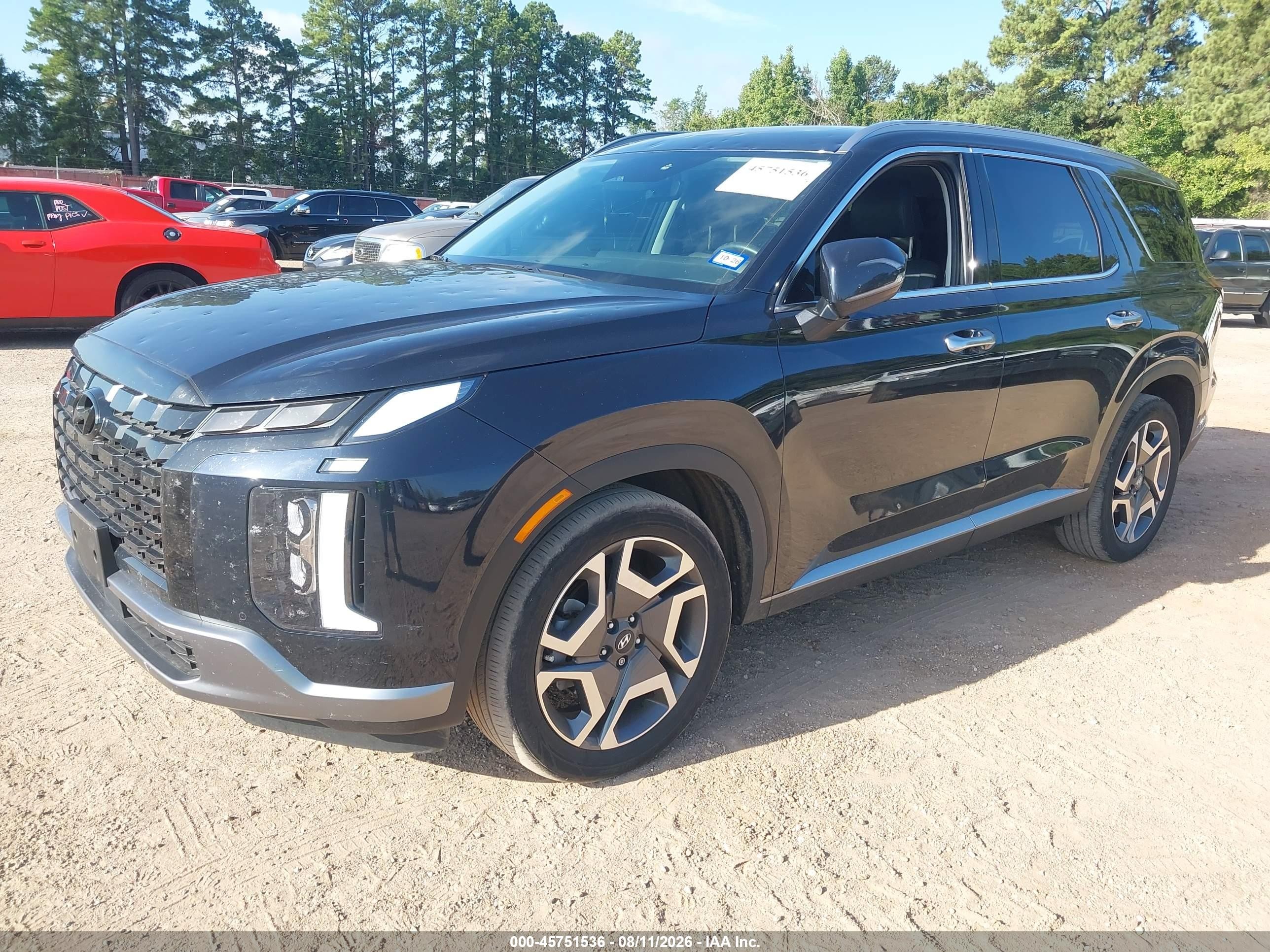 2025 Hyundai Palisade Sel Premium Black vin: KM8R44GE2SU818678