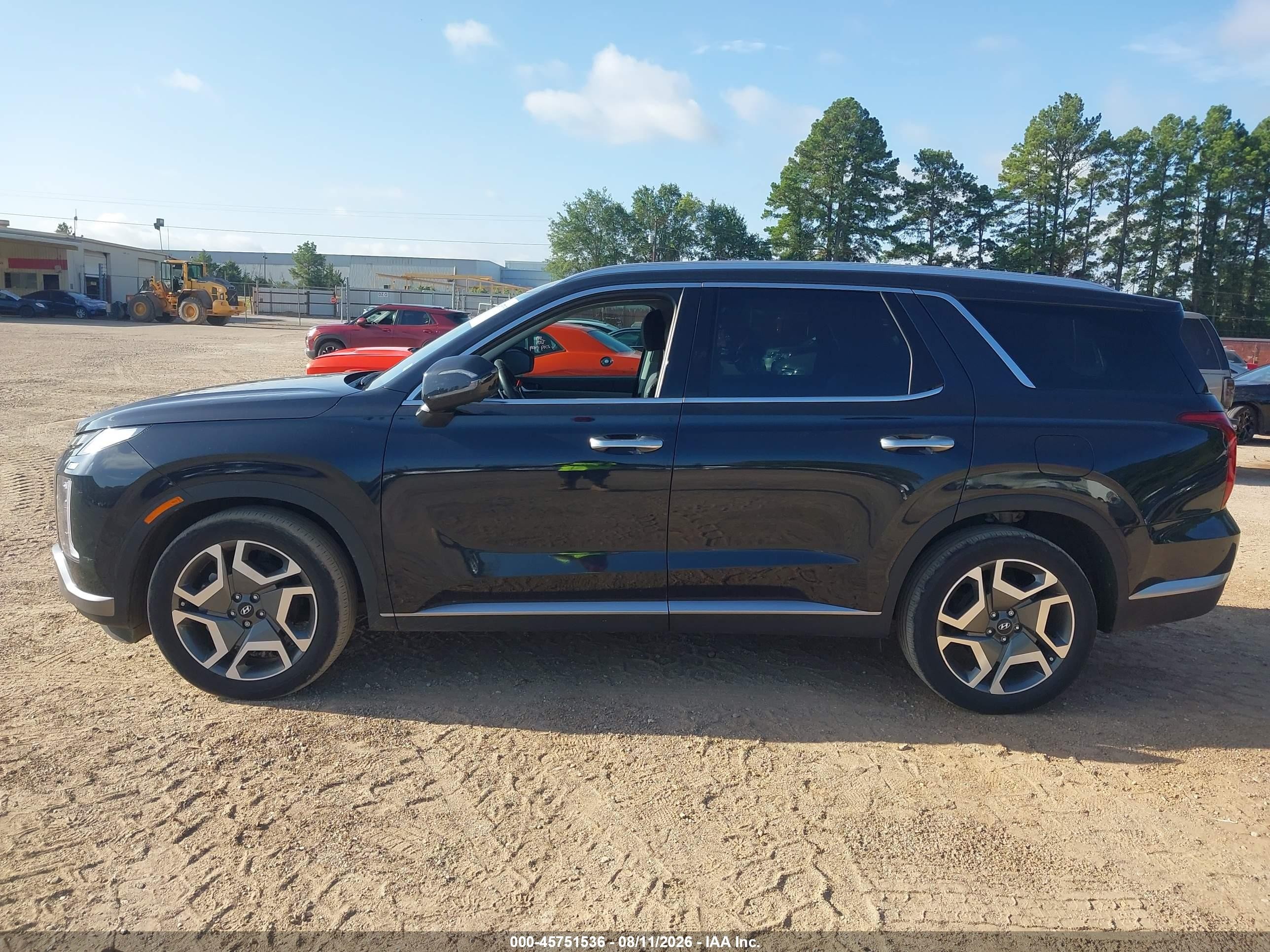 2025 Hyundai Palisade Sel Premium Black vin: KM8R44GE2SU818678