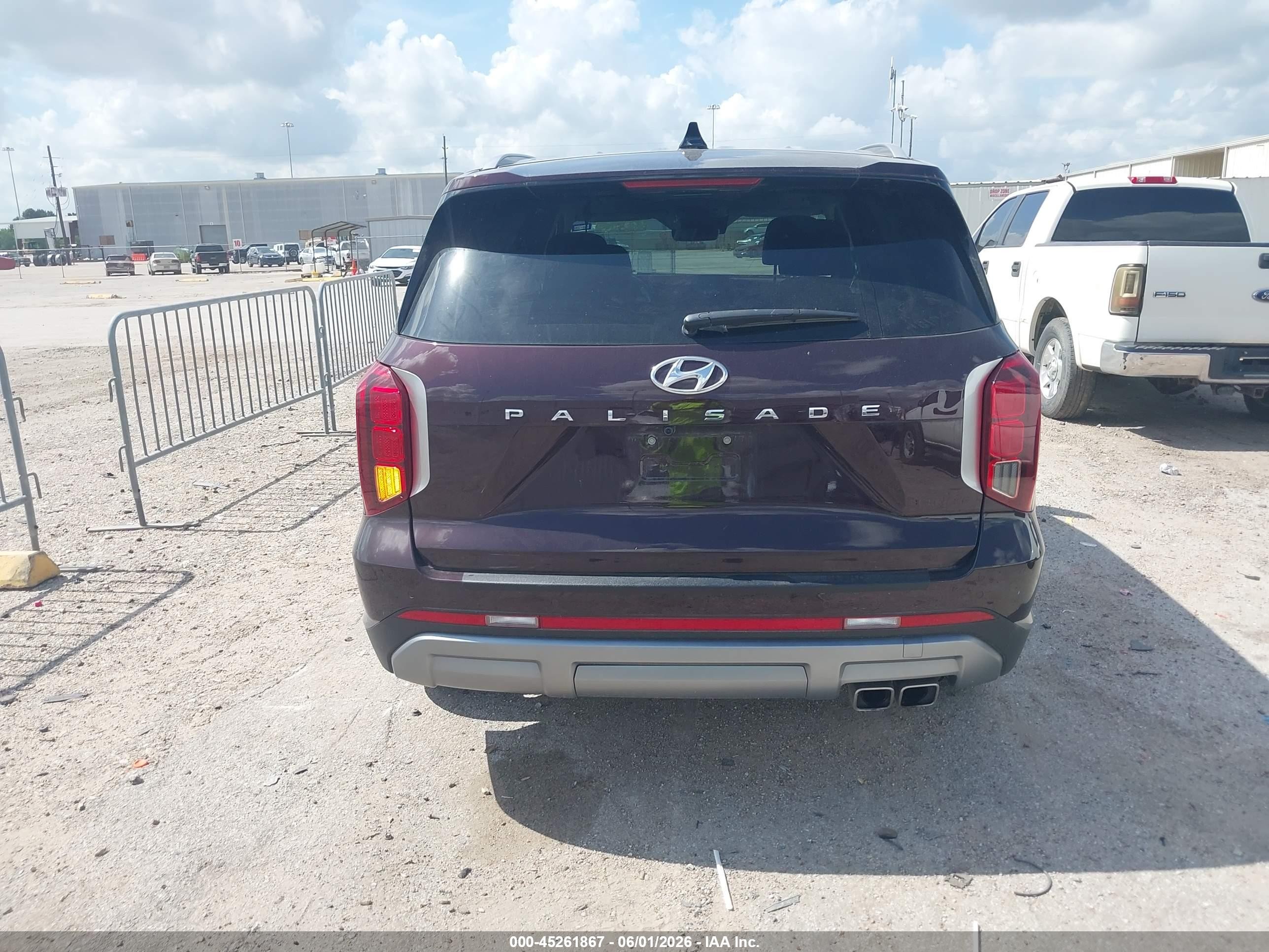2024 Hyundai Palisade Sel Бордовый vin: KM8R44GE7RU696121