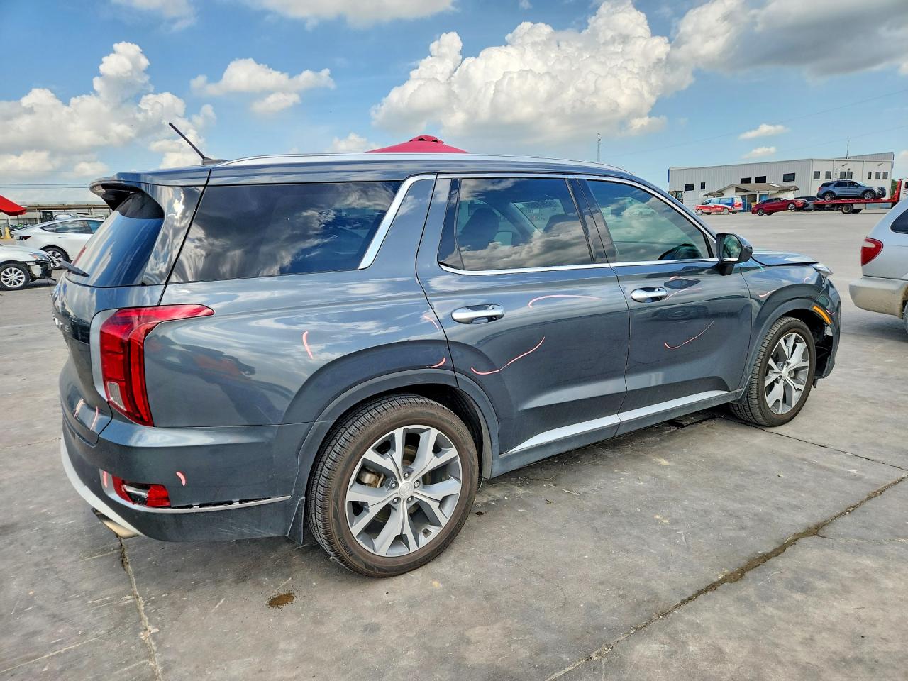 2020 Hyundai Palisade Sel Gray vin: KM8R44HE3LU157601